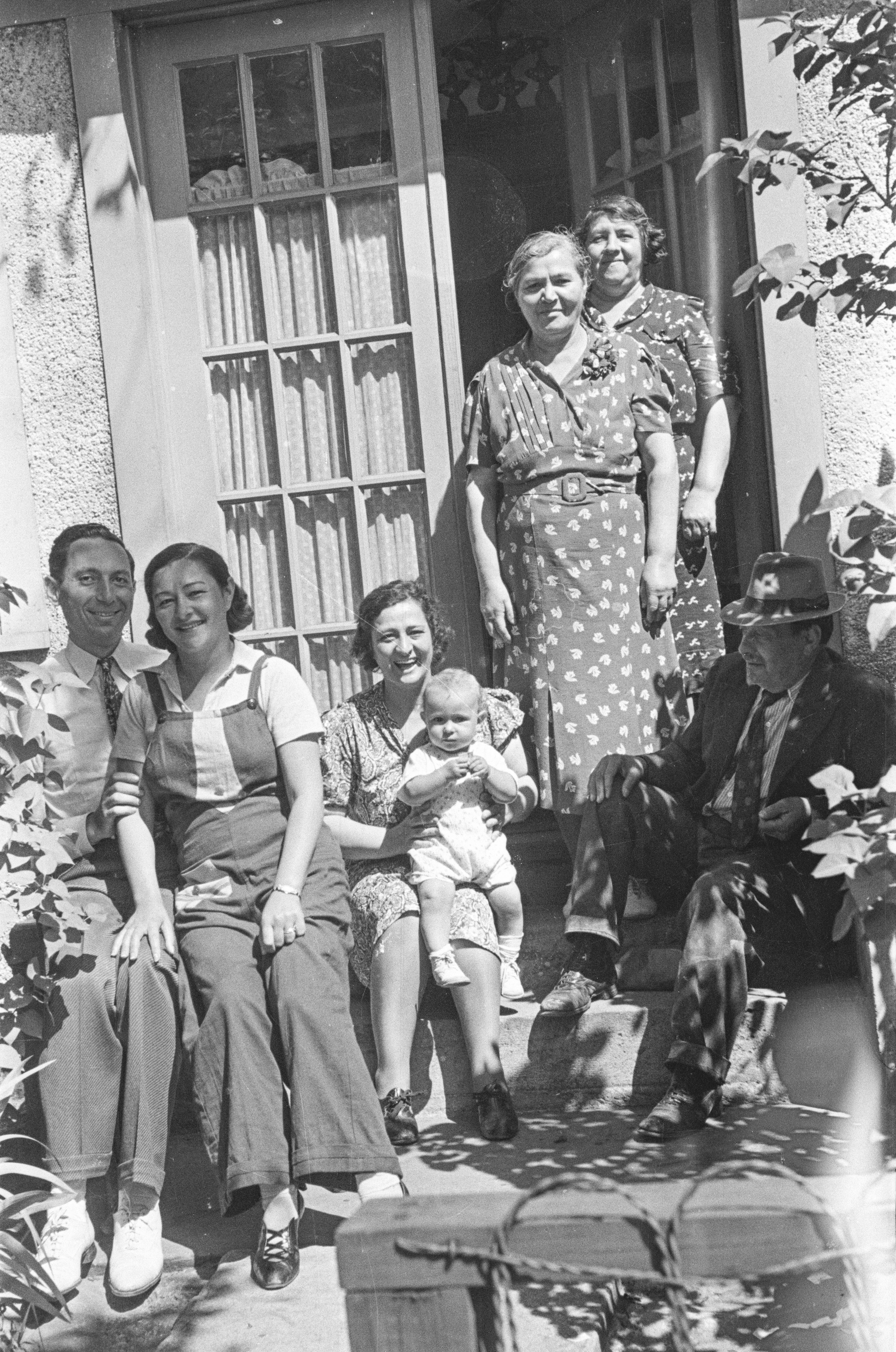 Rose and her family, c. 1930s