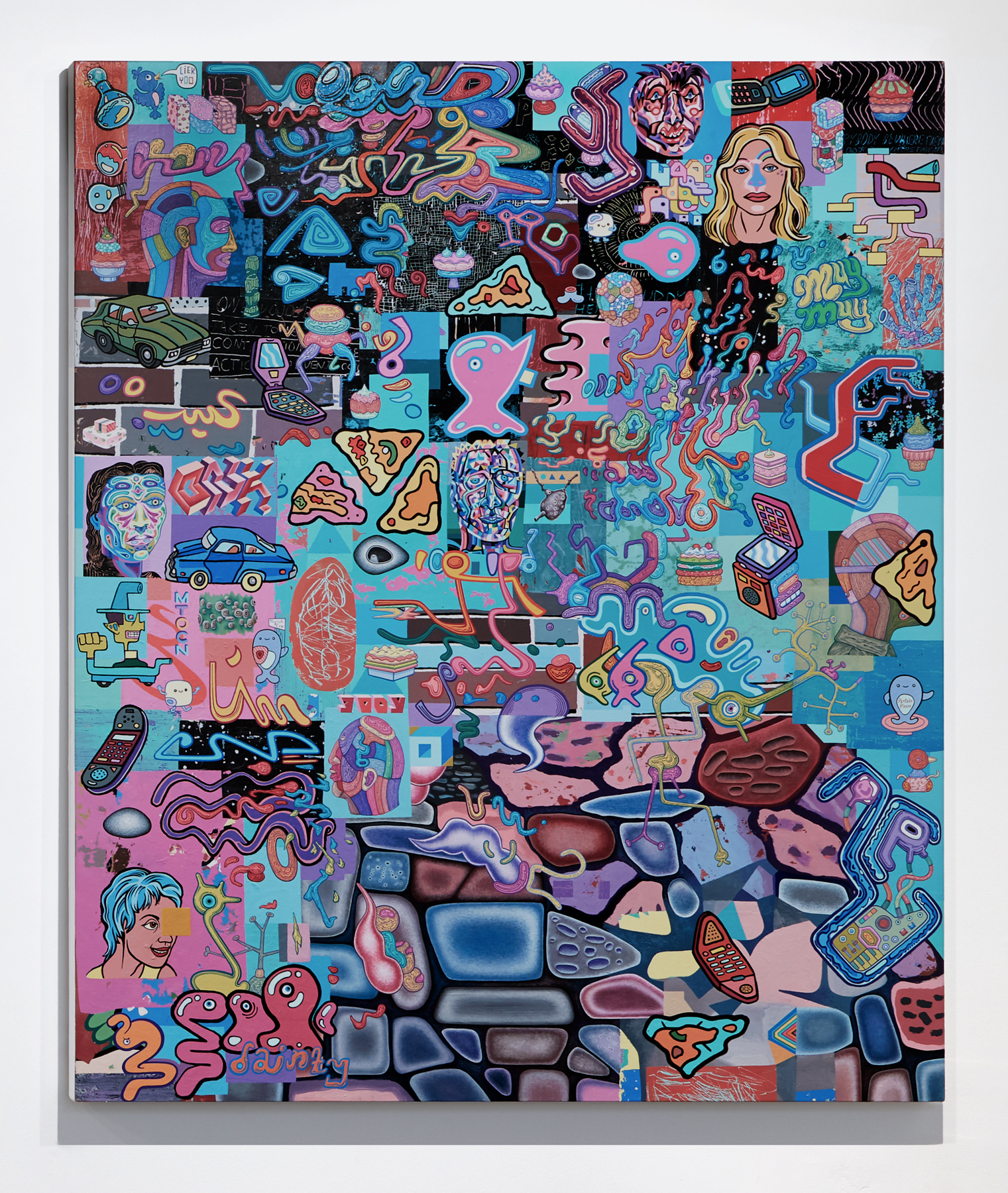 Christian SchumannData Migrants, 2007-2018Acrylic on canvas72 x 60 "