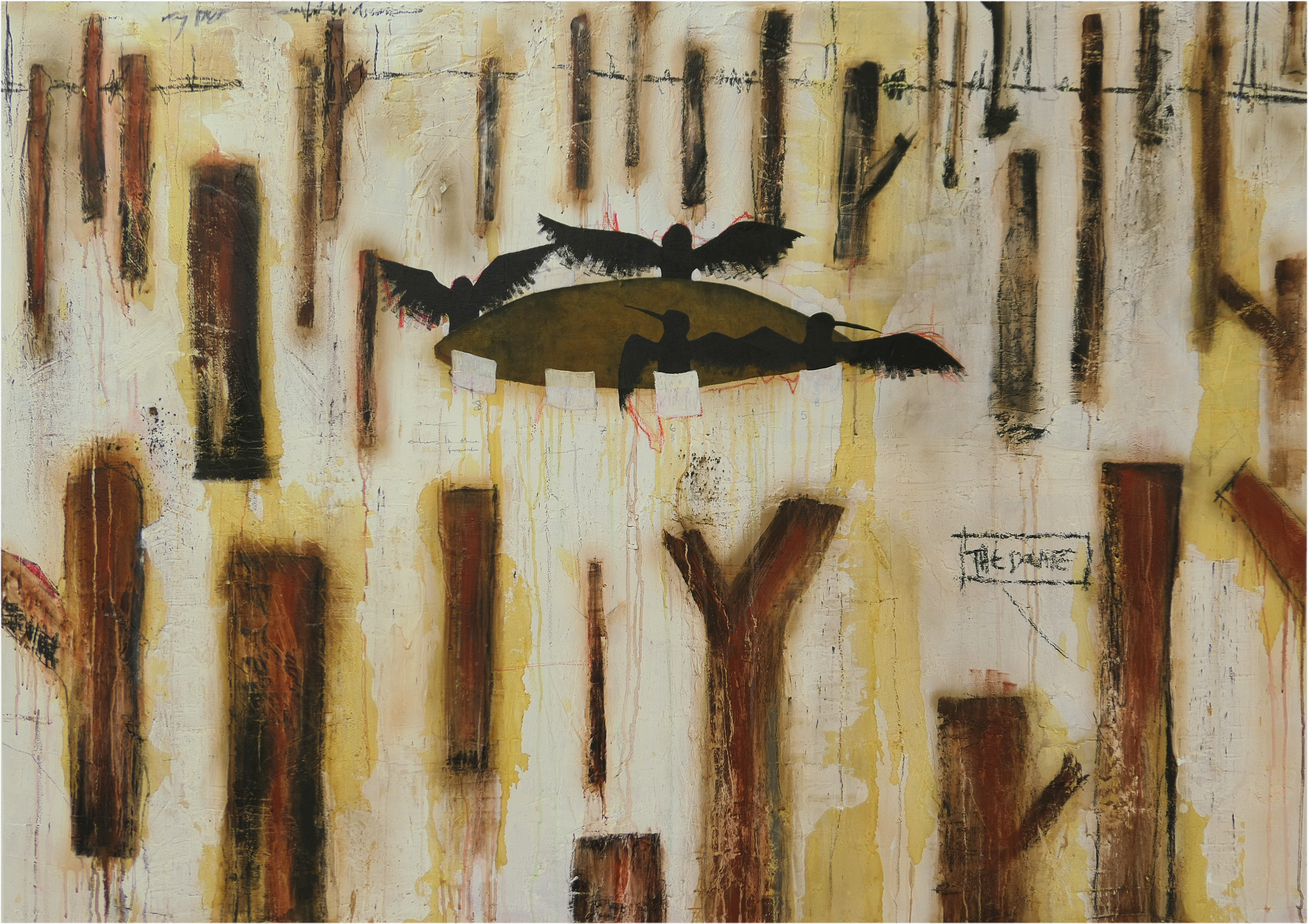 004I // Mixed Media on Canvas //170x120cm // 2020