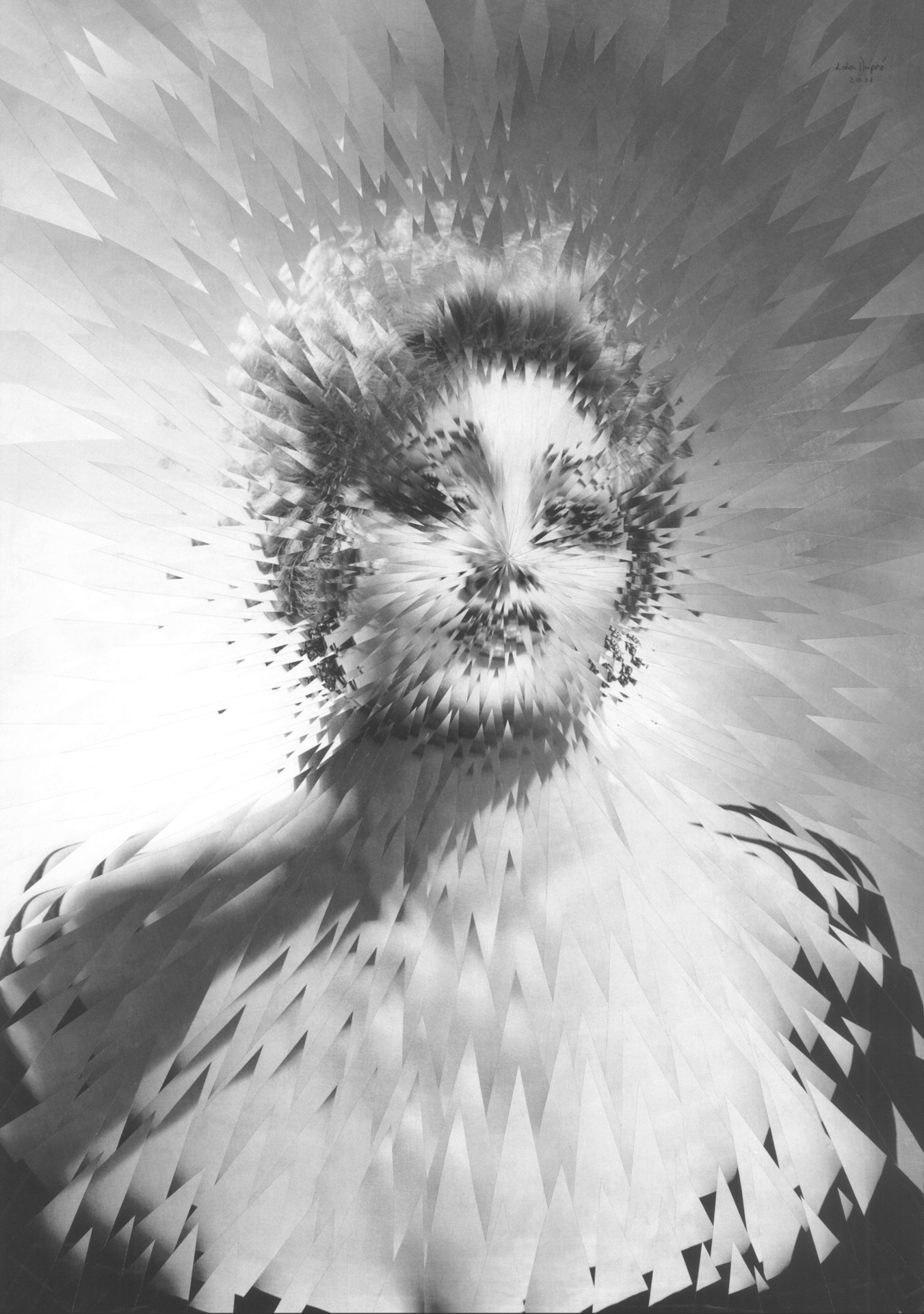 Exploding Kim Novak, 2011, 11.6 x 16.5 inches