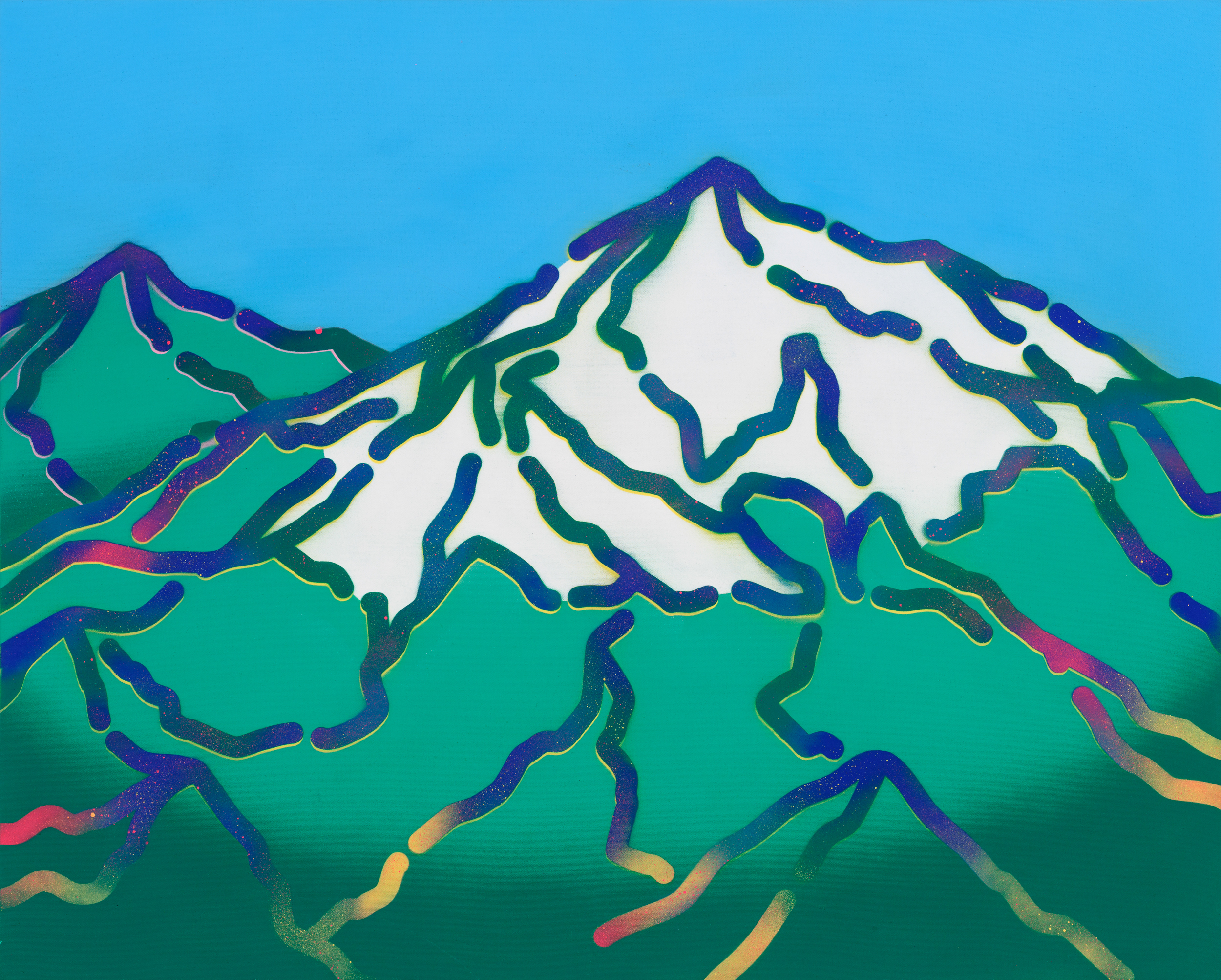 제목 미상, 2016, 캔버스에 아크릴릭, 80cm x 100cmNo Title, 2016, acrylic on canvas, 80cm x 100cm