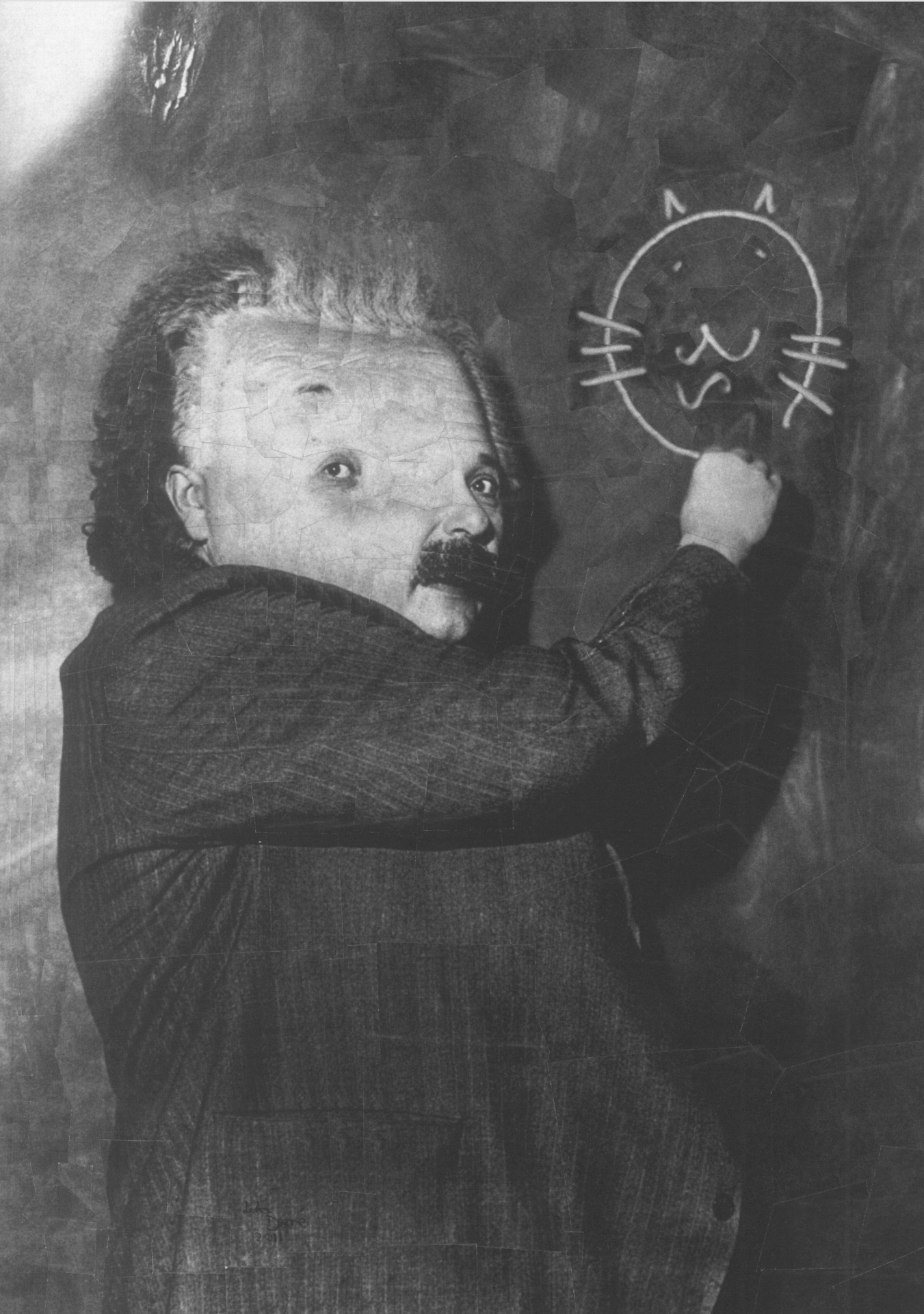 Albert Einstein 2, 2011, 8.2 x 11.6 inches