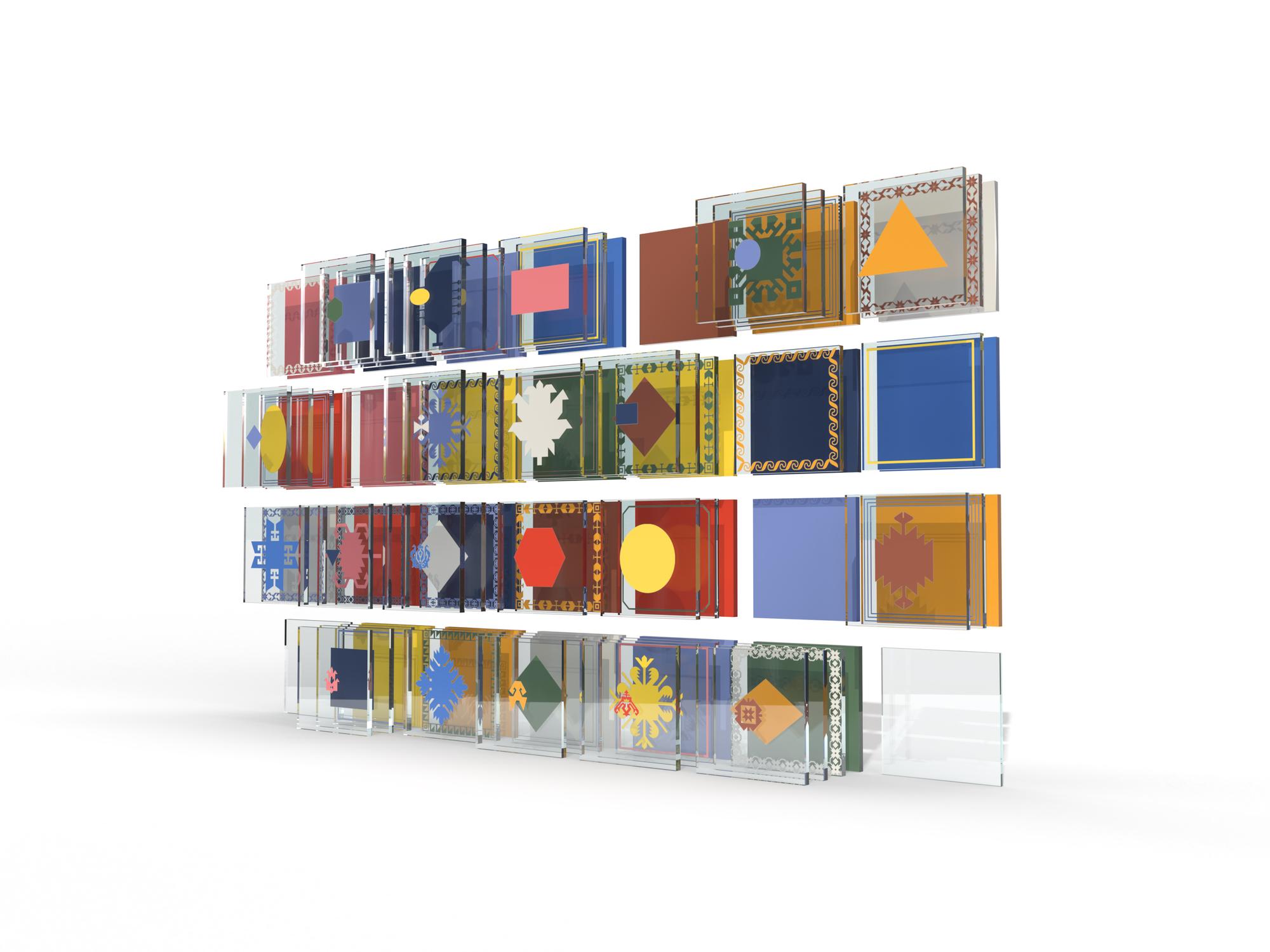 3D model of the final installation
