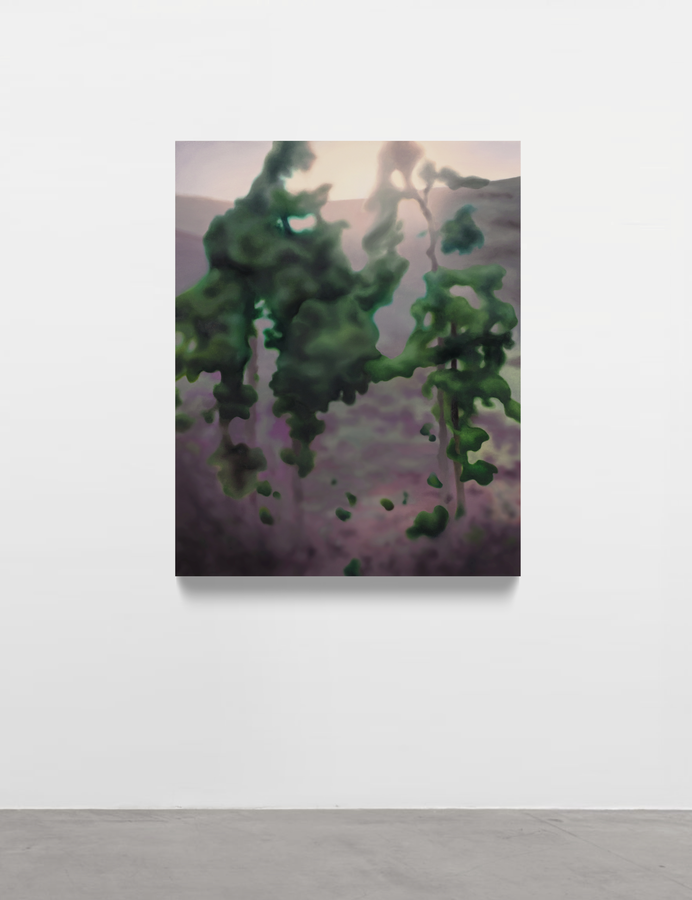 Fraying, 2023, oil on canvas, 100.0 x 80.0 cm