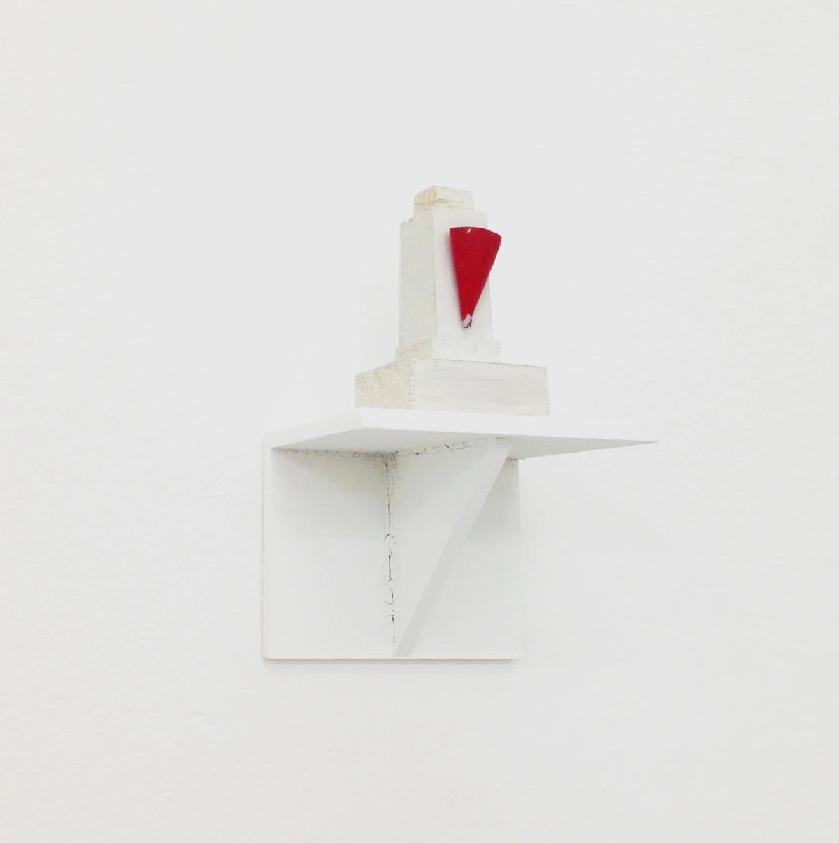 Eugene Carchesio, Untitled, c. mid 1980, wood construction.