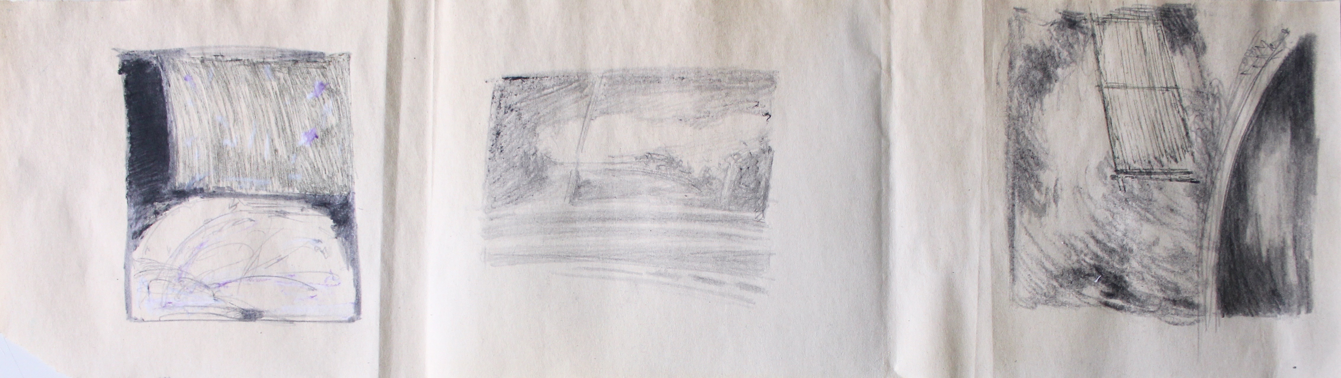 45x13cm,mixed media on paper