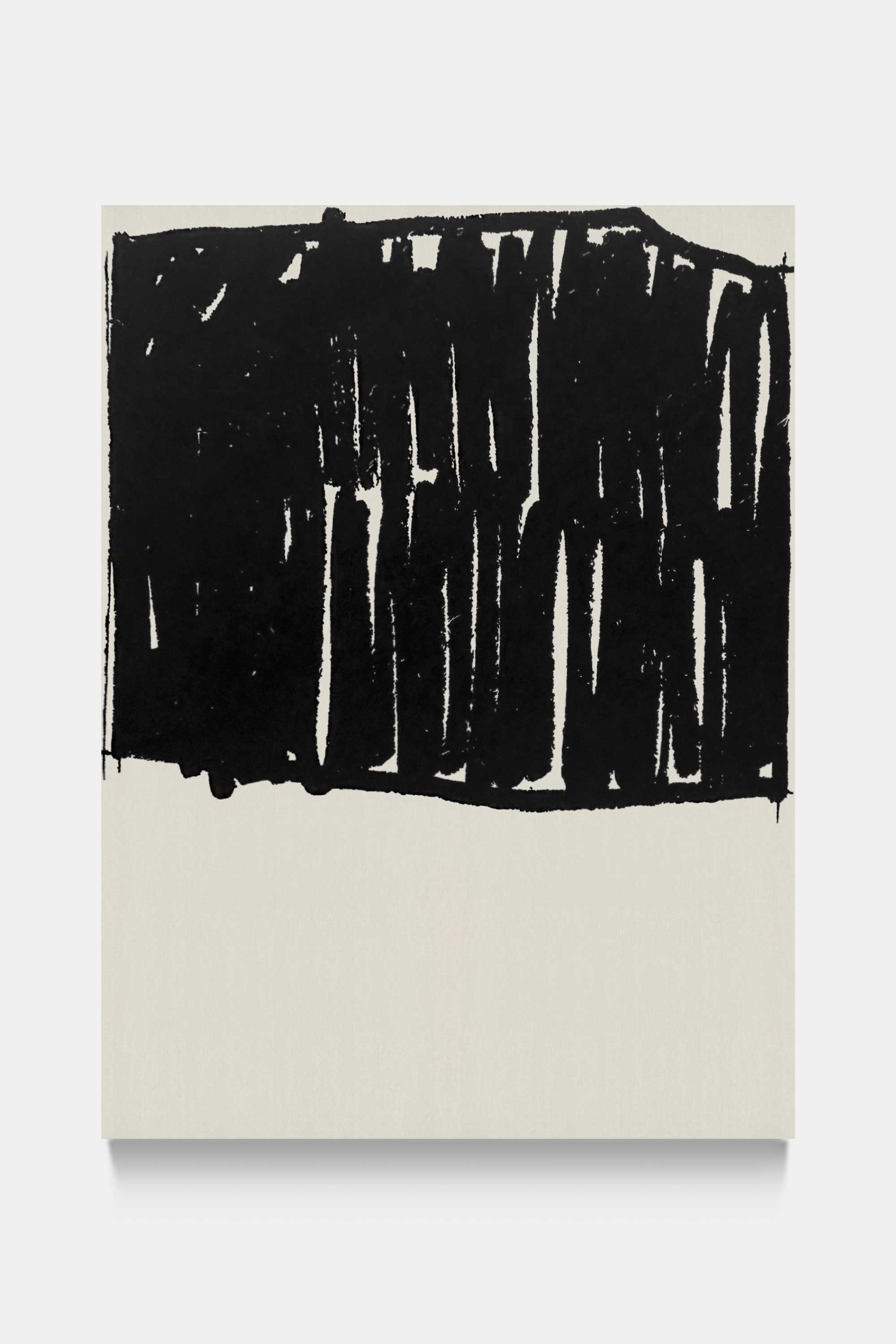 Lines, 2016. Copper oxide on canvas. 130&#160;×&#160;175&#160;cm.