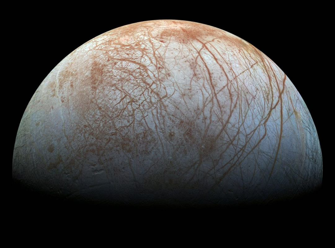 Image of Europa by ESA