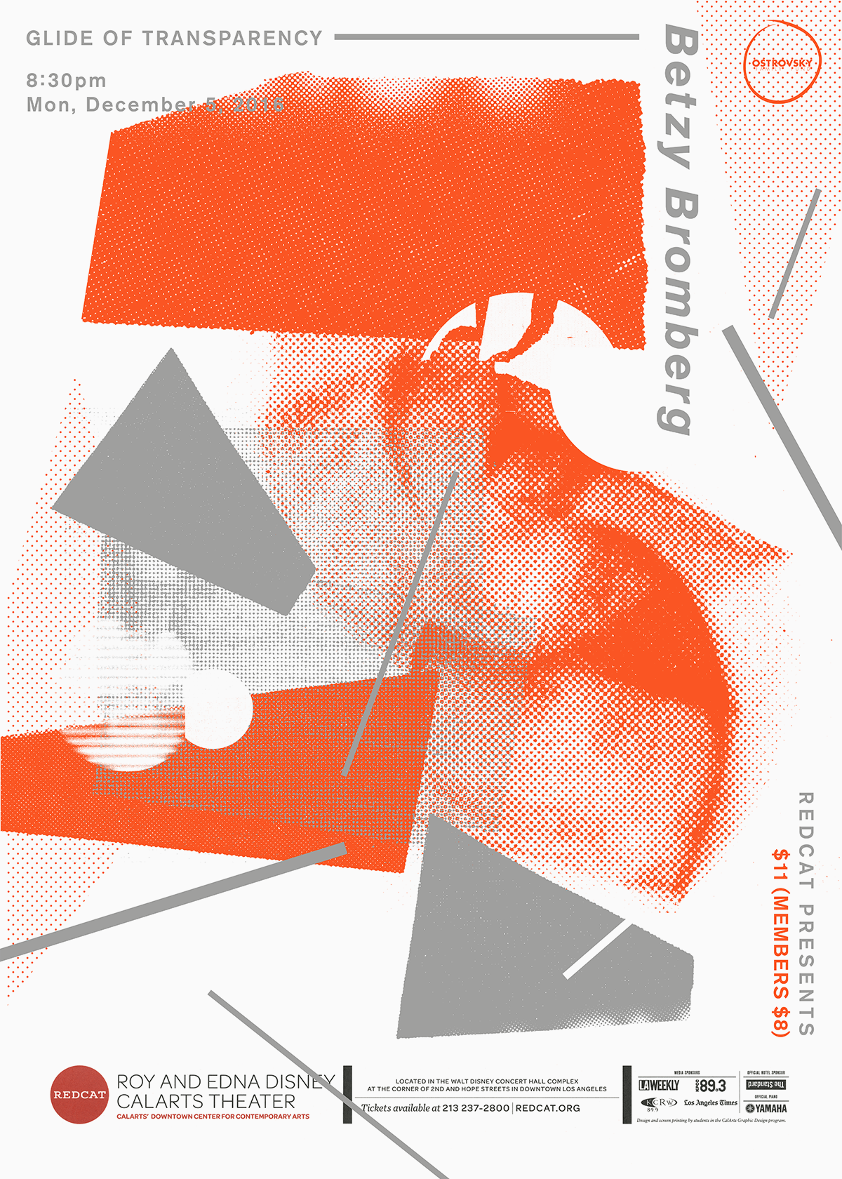 Glide of Transparency20 × 28 in, Screen PrintingCollaboration with Peri Levin