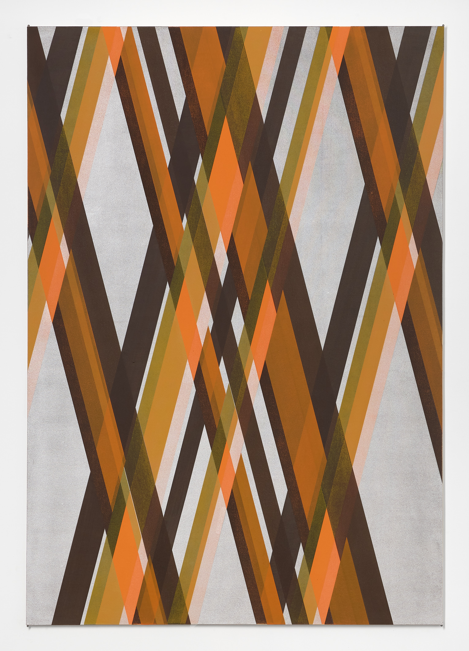 Justin Andrews, Dynamic Pattern Refraction (Abstract Painting for JN), 2020, Acrylic on canvas over plywood panel, Courtesy the artist and Charles Nodrum Gallery, Melbourne