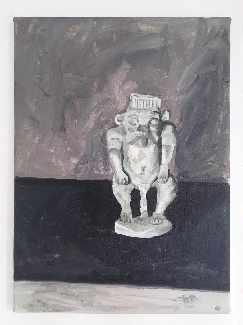 greece, Oil on canvas, 30 x 40 cm, 2017
