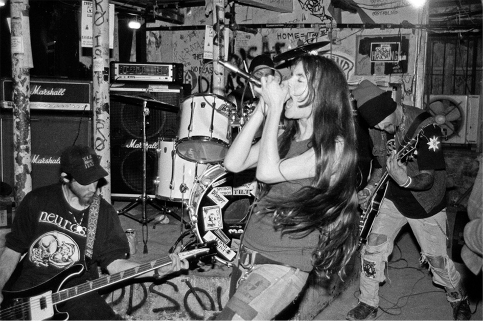 Damad at ABC No Rio, 1996. Photograph by Chris Boarts.