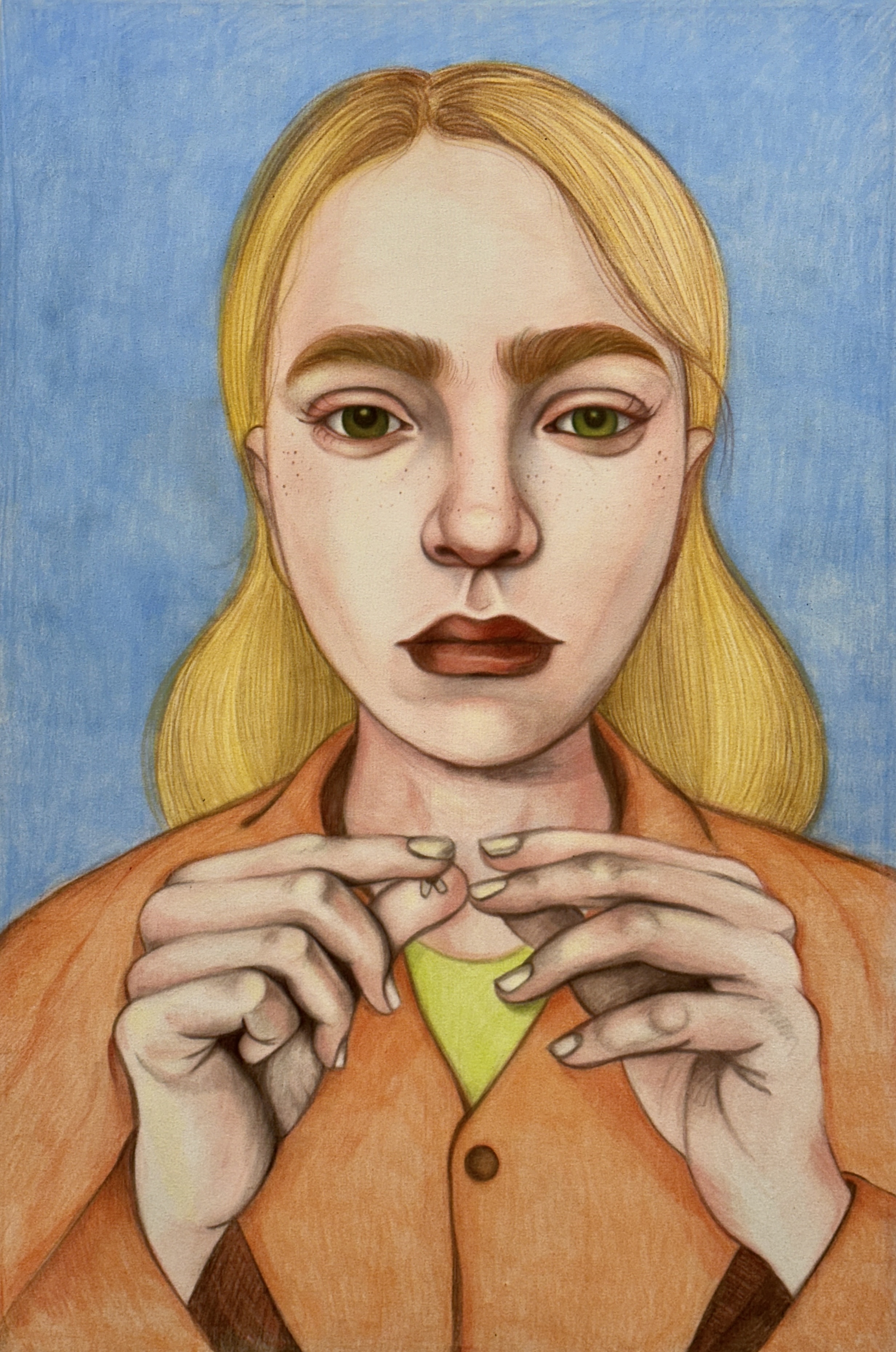 TANATOS.180X120cm.Pastel and graphite on canvas. 2025