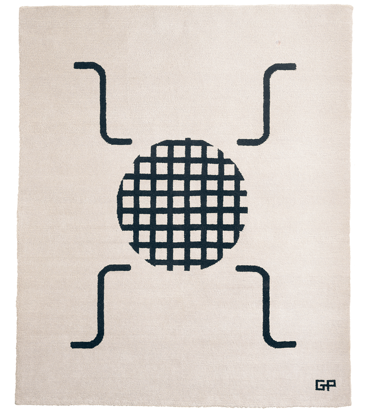 Swedish Steel, 1992 / Hand-knotted carpet, 100% Australian wool. 200x220 cm.