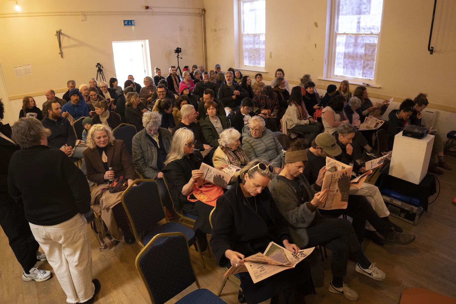Deirdre O'Mahony, The Quickening, screened as part of The Douglas Hyde Gallery of Contemporary Art’s Walls & Halls Tour, 2024. Photo by Freddie Greenall.