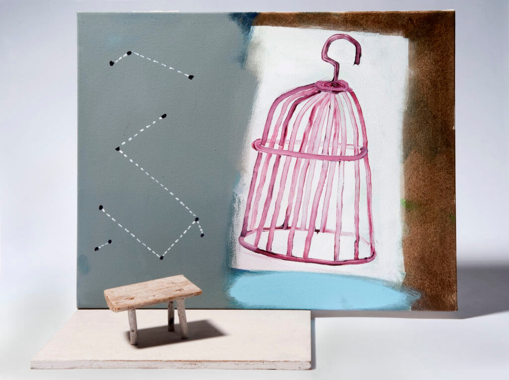 Emperor‘s Dream — 48 x 57 x 10 cm Mixed Media on Canvas (2009)