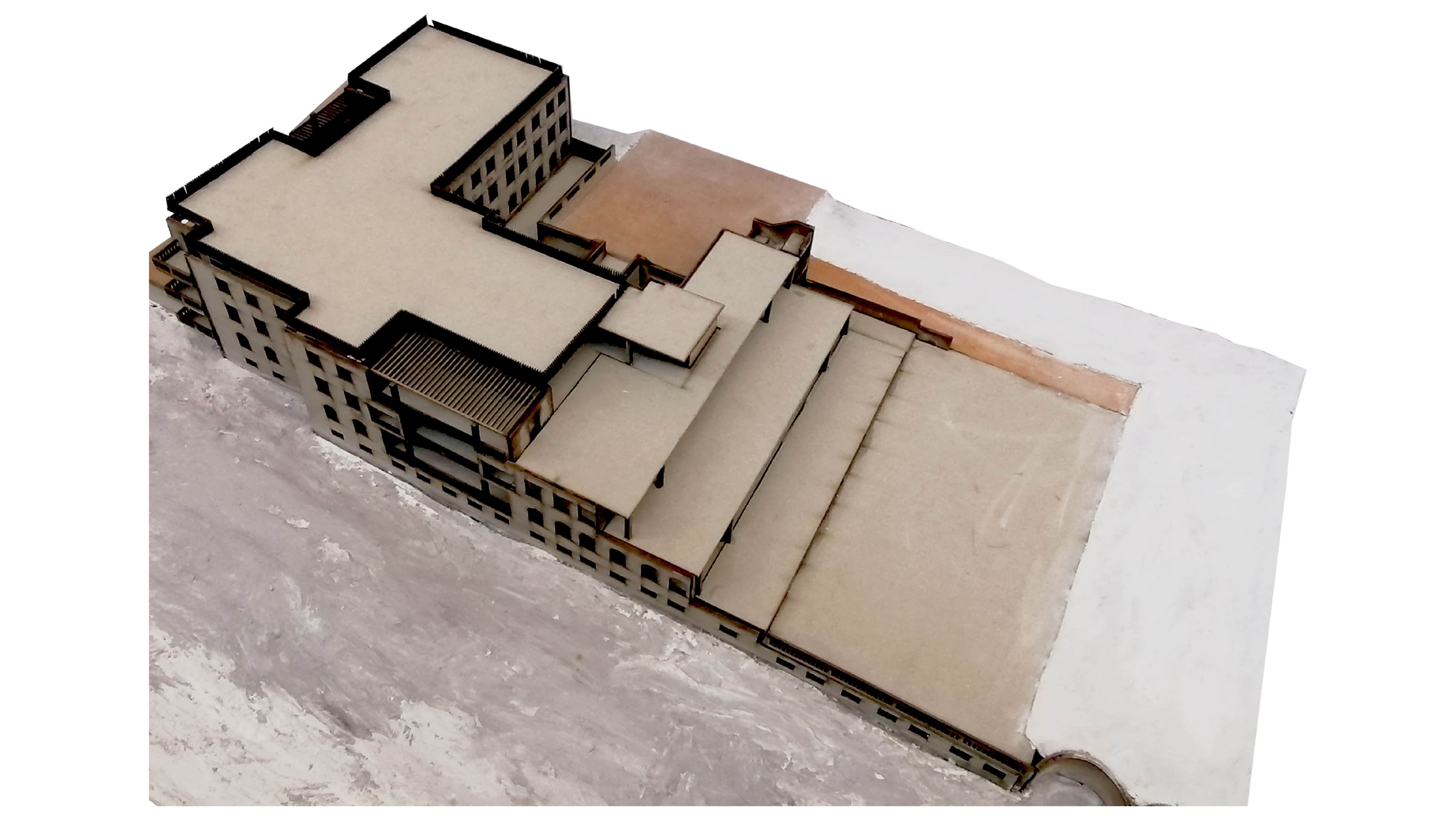 Add flat roof for garden - Block B - Model. Brandt, U. Unit 17. 2022