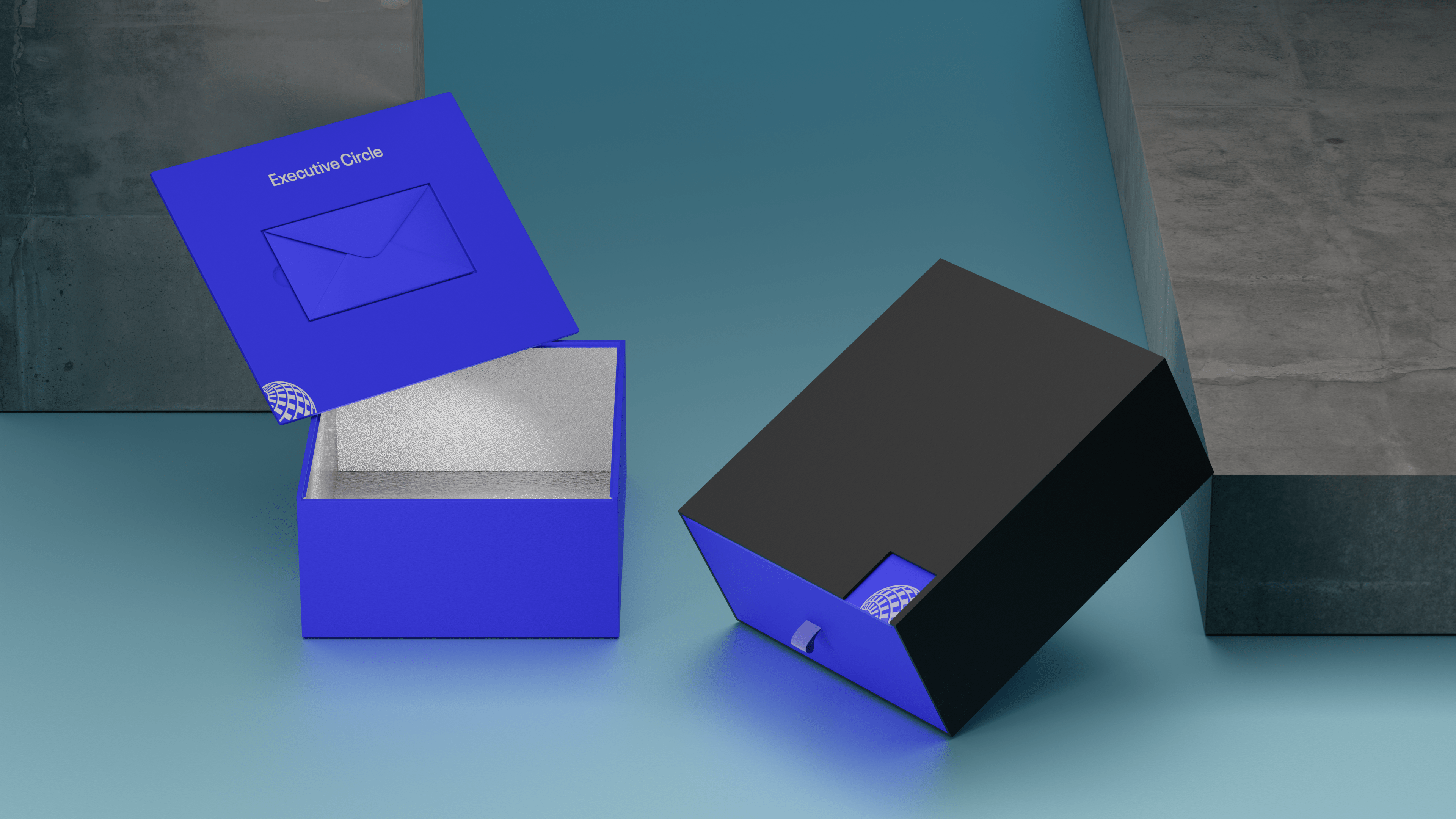 United Executive circle packaging project – 3d rendering