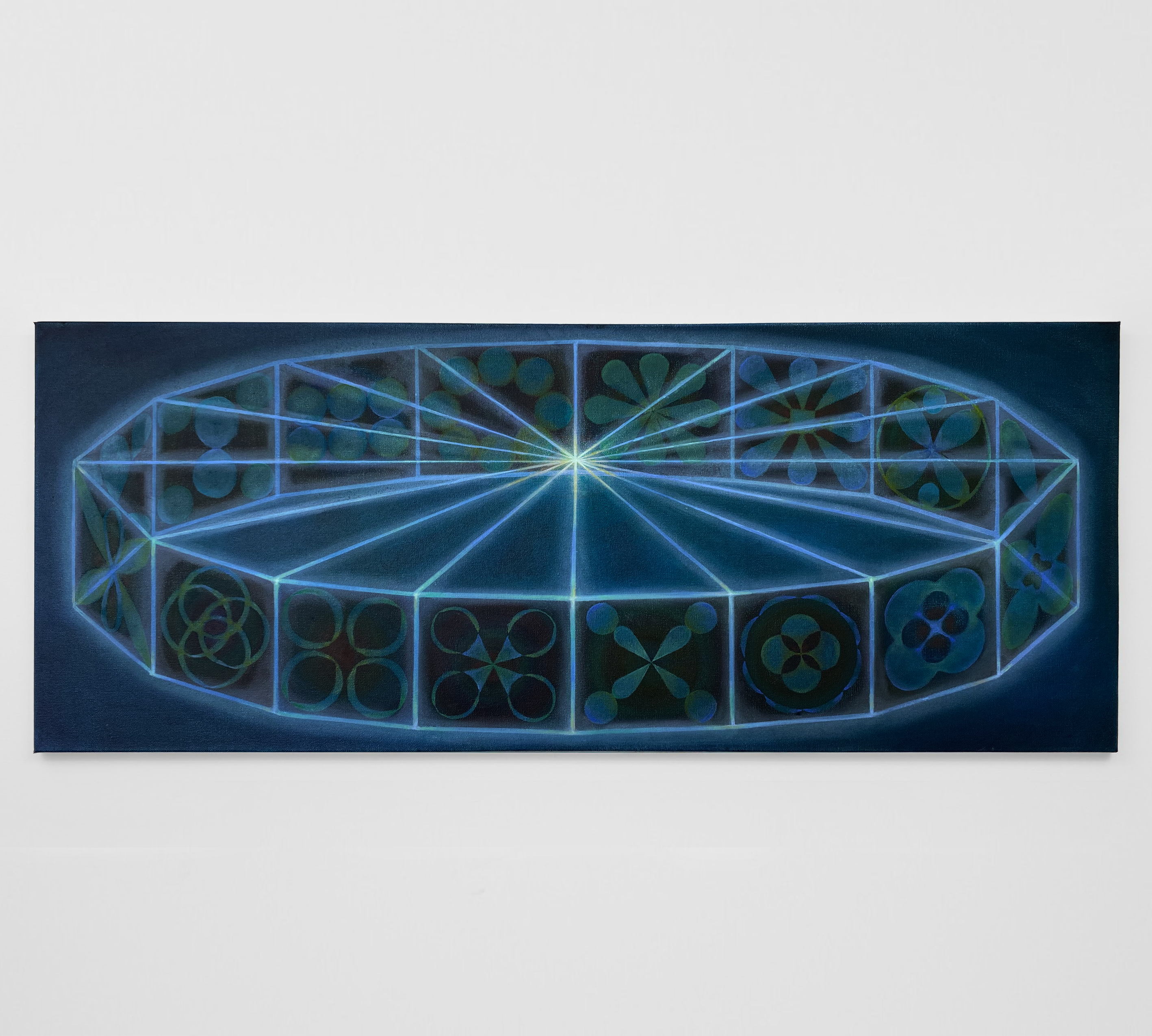 Ecology of Shapes 2022 Oil On Canvas 36" × 48"