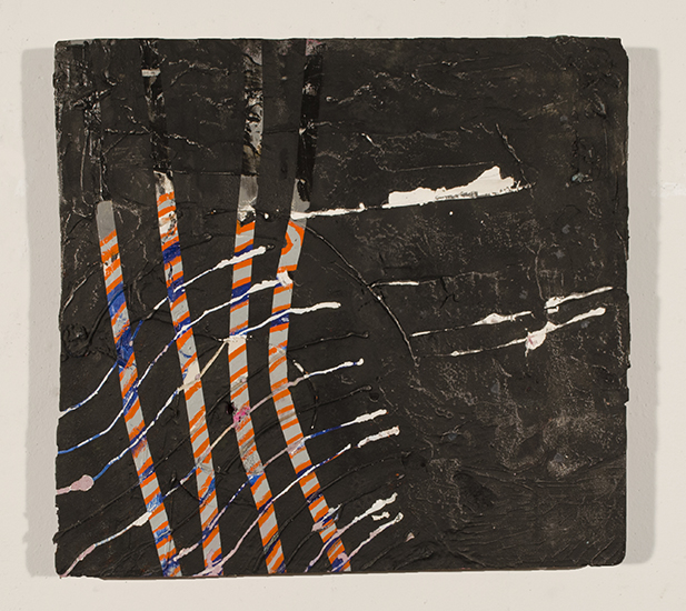 LindFer Floatie24" x 24"Latex paint, silicone caulk, plaster, joint compoud, rubber coating on foam2013