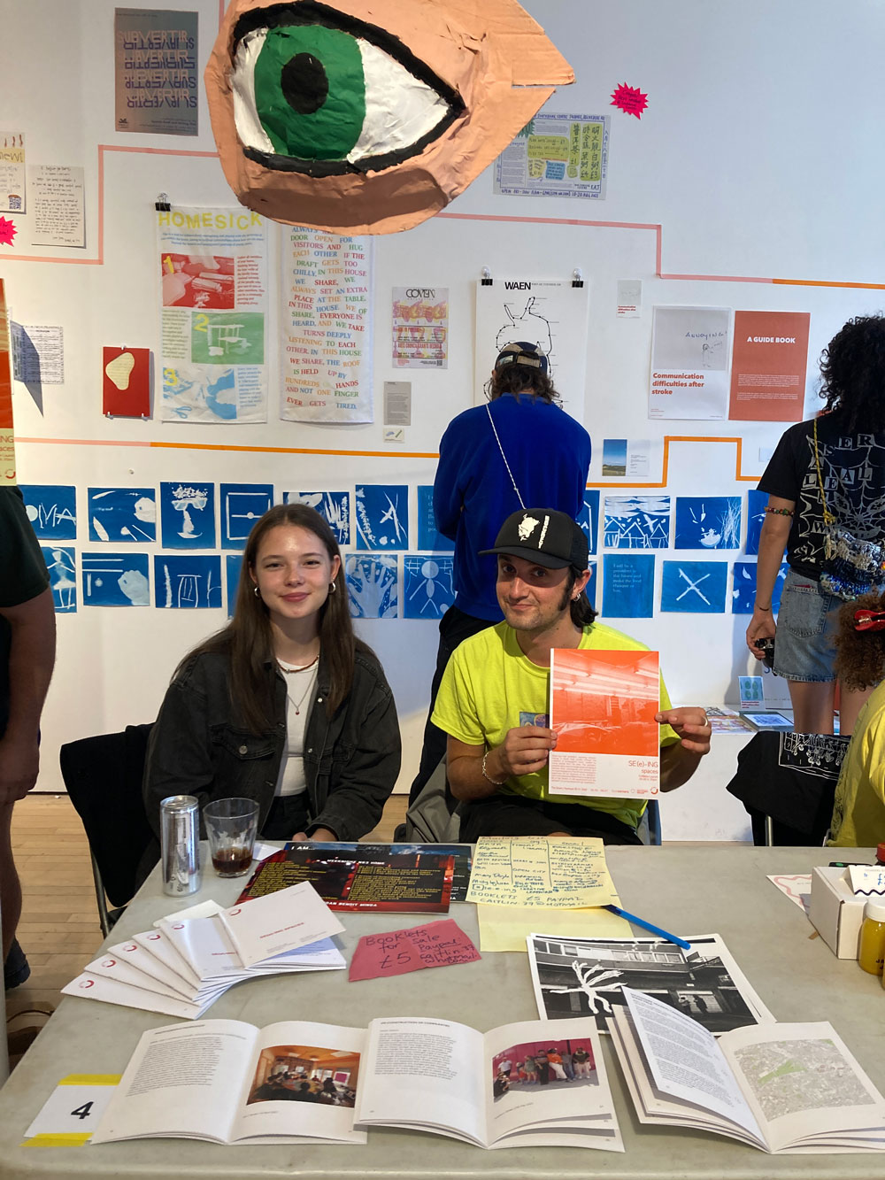 Daisy and Felix from the SE(e)-ing, a photography project that supports young people to use their voice in the context of redevelopment/gentrification in Southwark