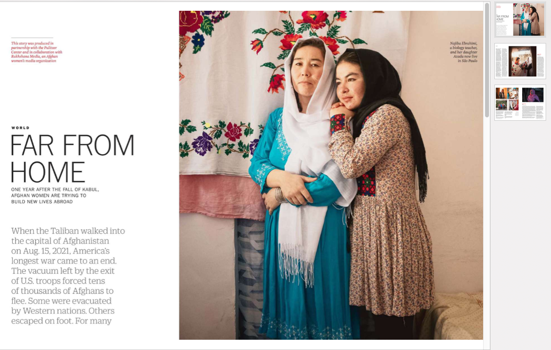 Time  Far from home Afghan Women