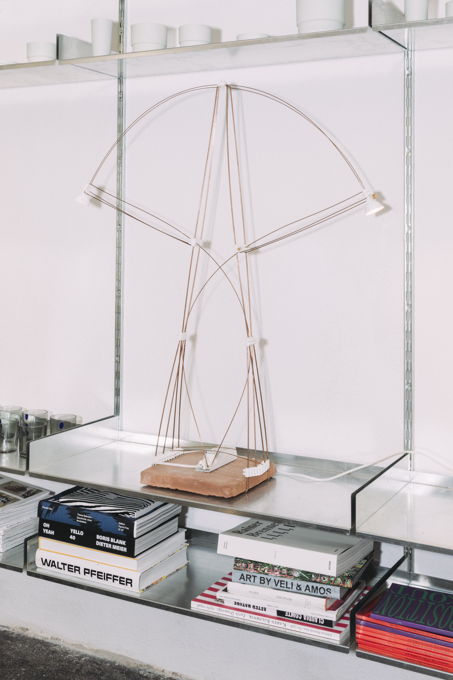 Lucas Muñoz ,B.A.R.E Series, ‘Double Curved’ Table Lamp