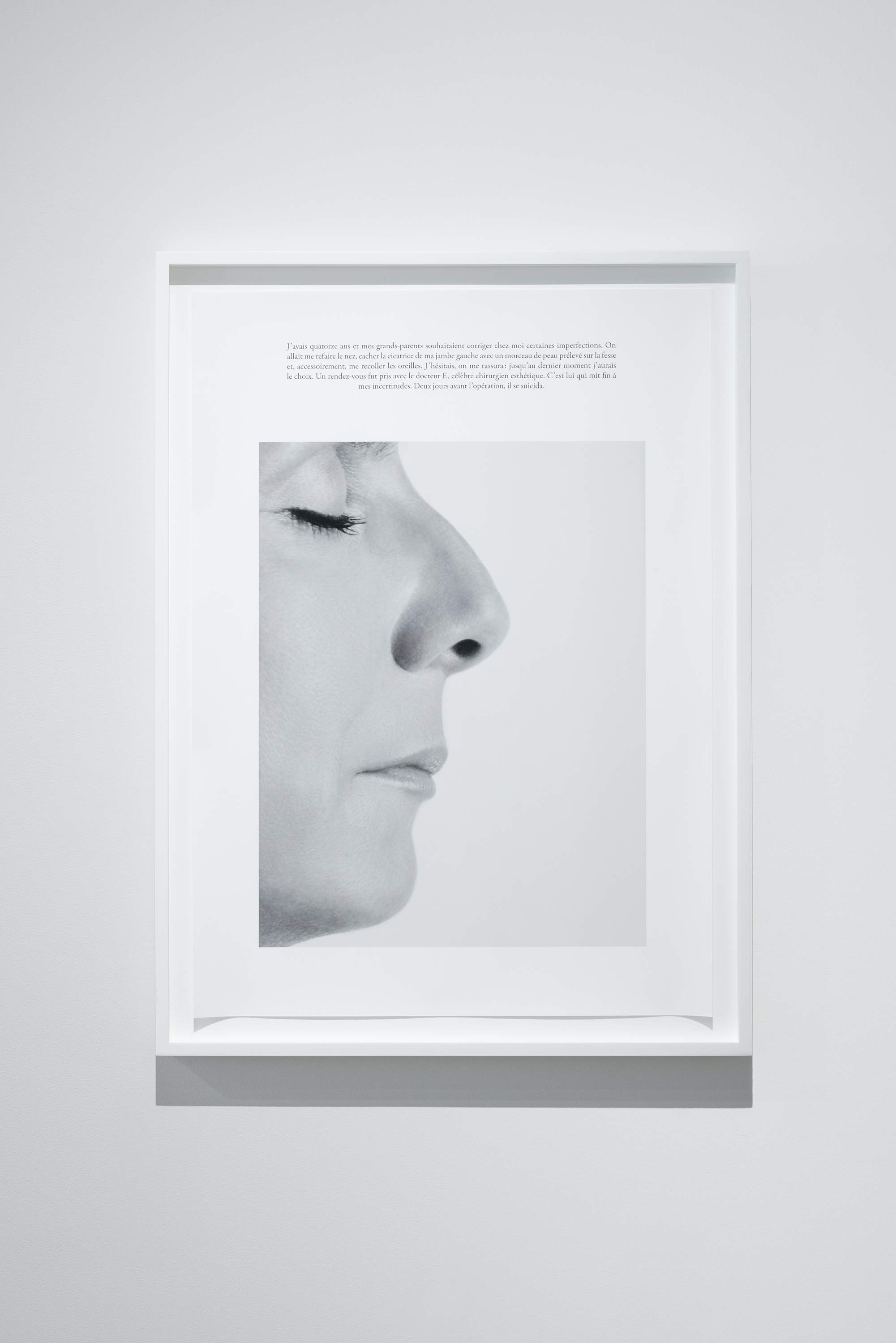 Sophie Calle, &ldquo;Le Nez&rdquo;, 2013, Digital print on fine art 100% cotton paper, 27.5 x 19.6 inches. Image by Rafael Gamo.