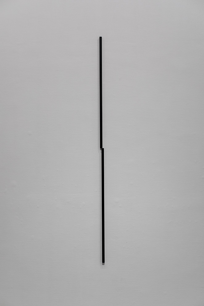 Second Thoughts, 2019, Steel, painted, 5 x 340 x 5 cm