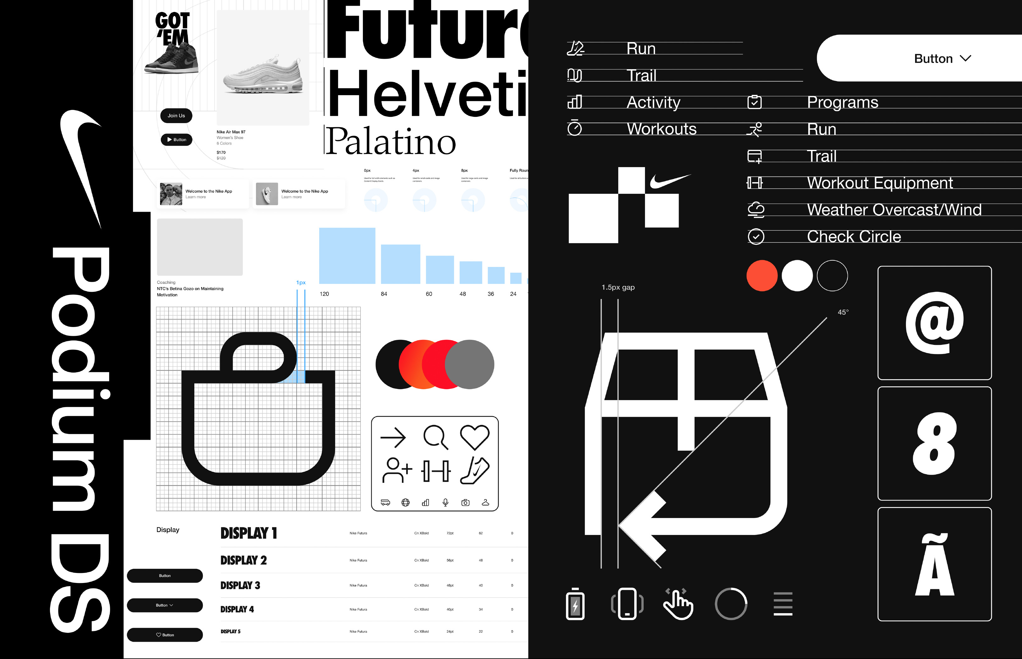 Nike Podium Design System marianabukvic