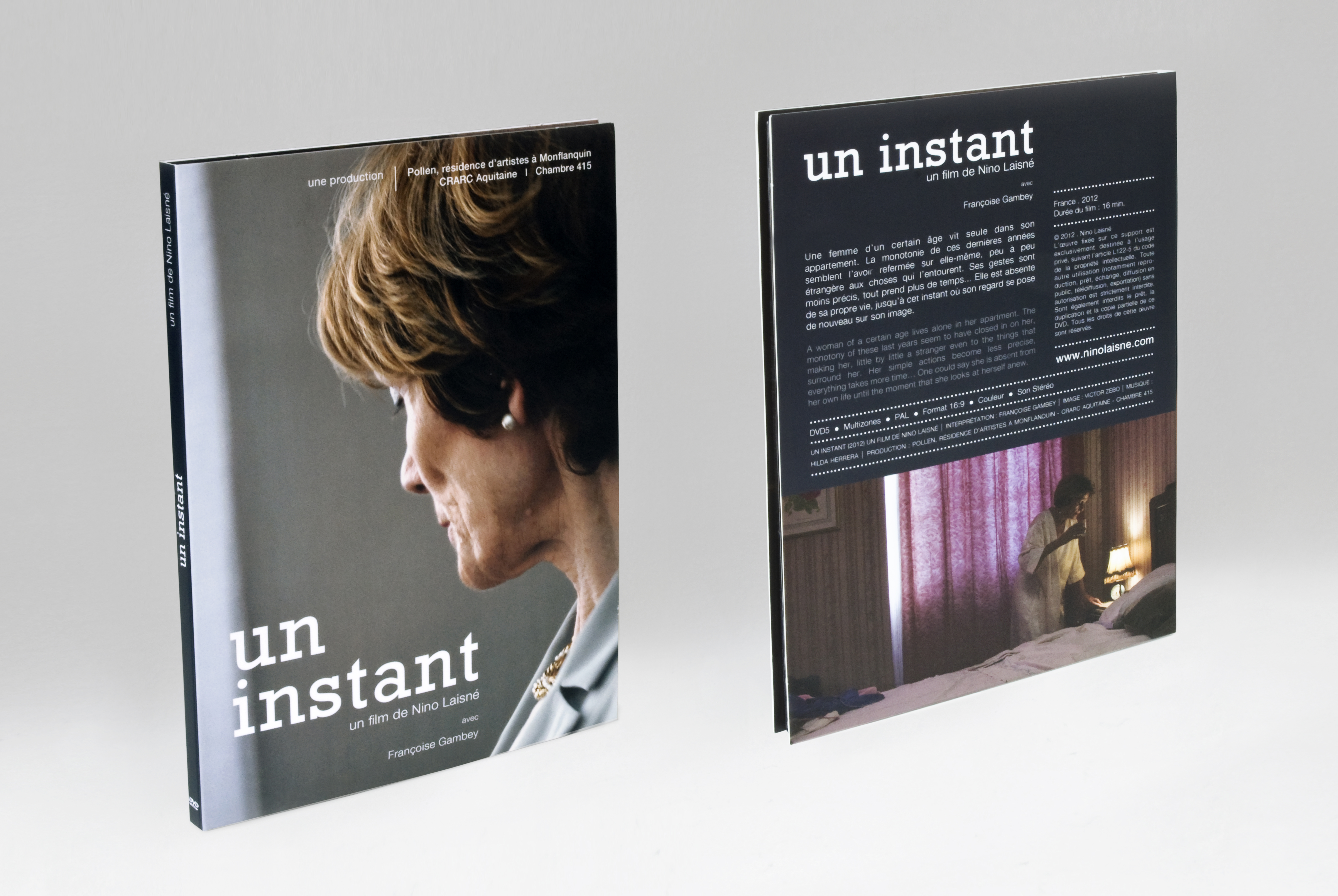 Un instant [DVD] / dvd + livret 16 pages / 1100 ex / édition Pollen, CRARC Aquitaine, Chambre 415 / 2013