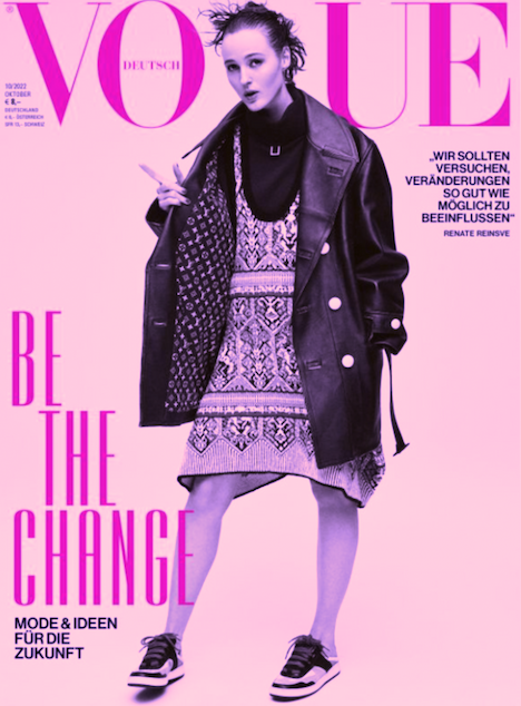  "Flucht nach hinten" für VOGUE