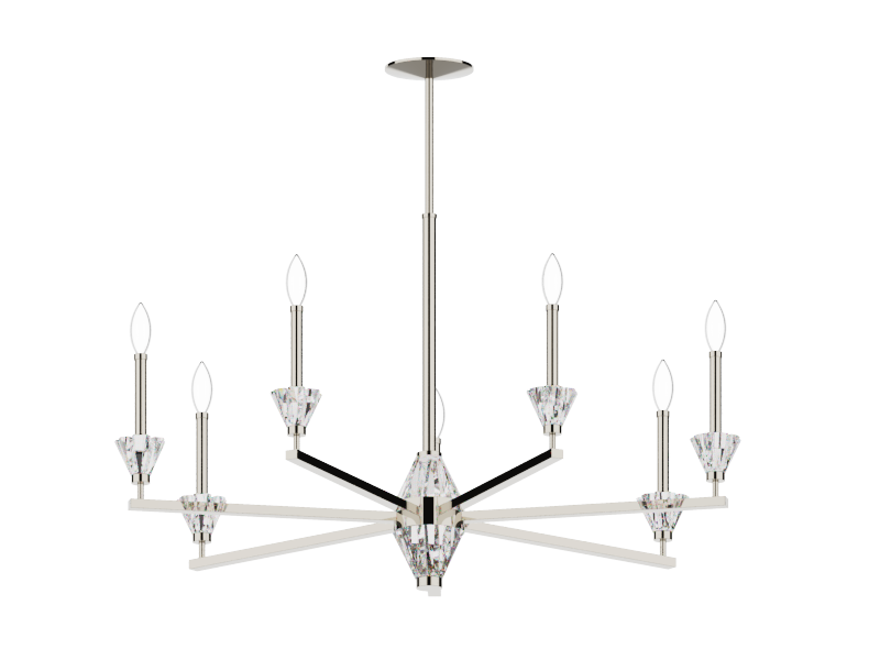 Initial keyshot render (chrome)