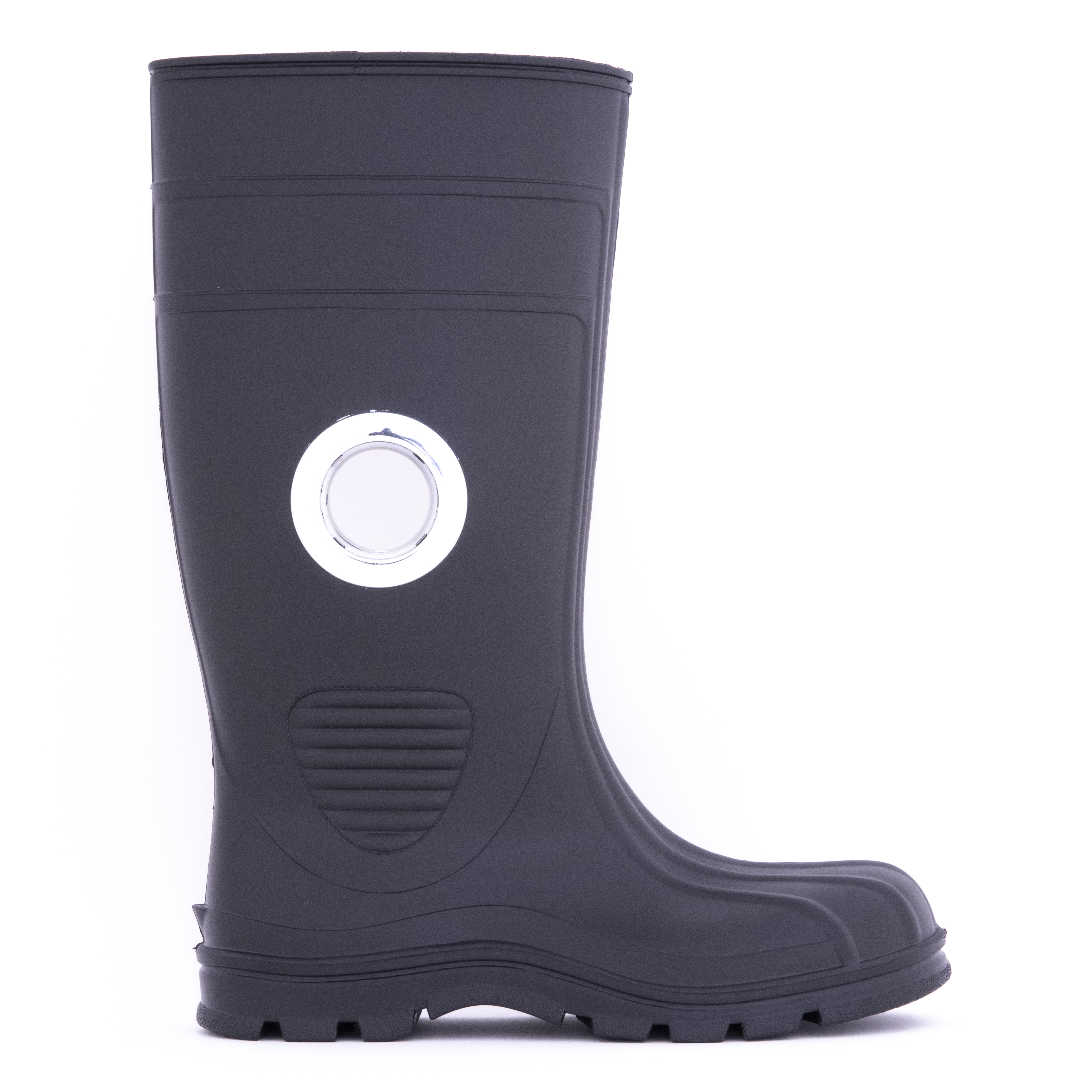 2040 Boot (Black)Boots with grommets,hand engraved under soleOpen edition