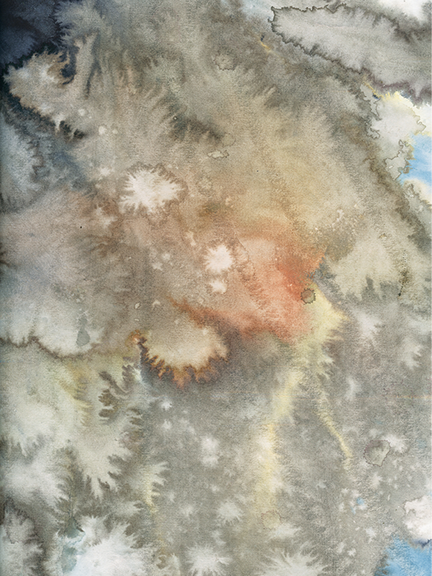 Rain print, beige – from €300