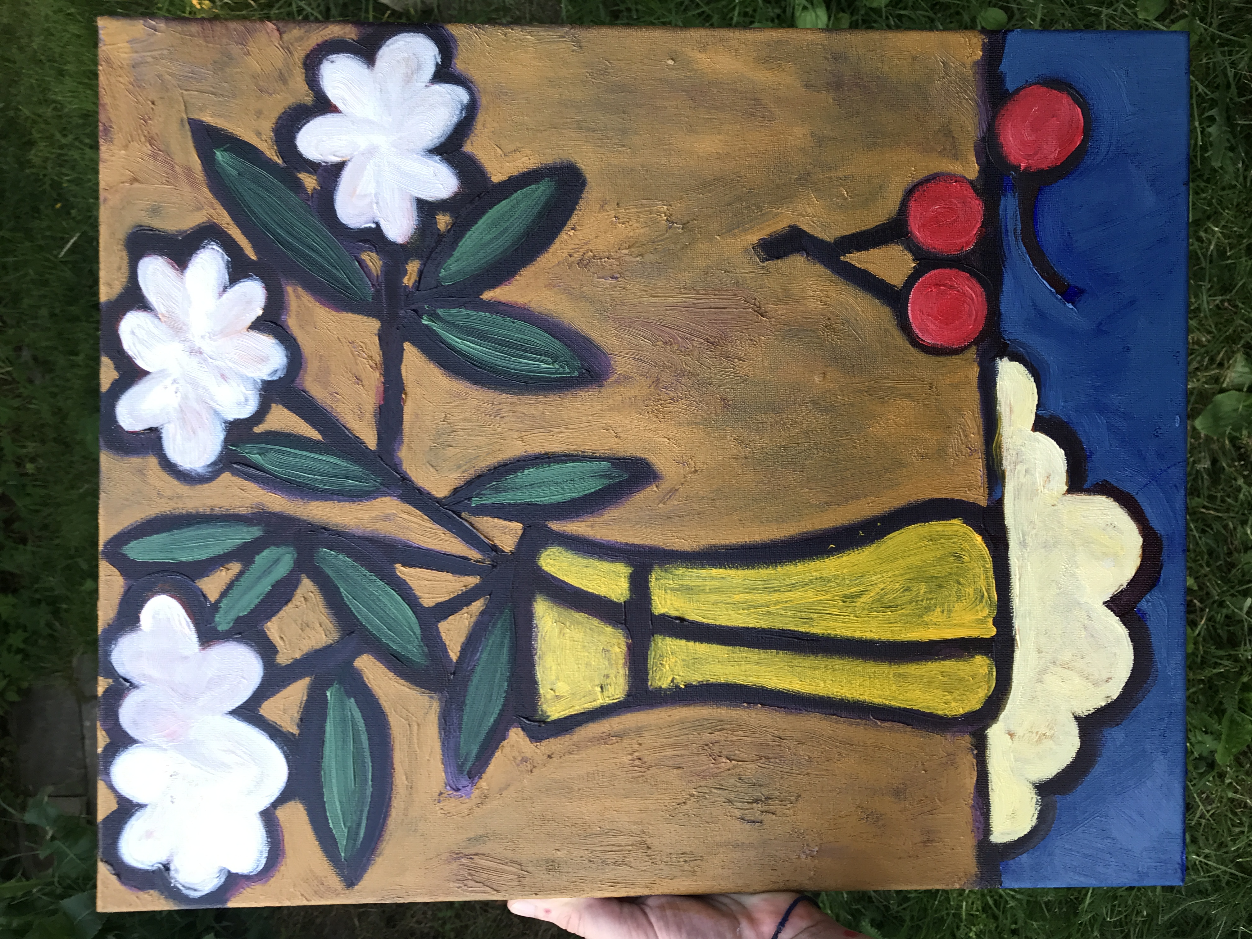 Blooming flowers 2020 (oil on canvas) sold