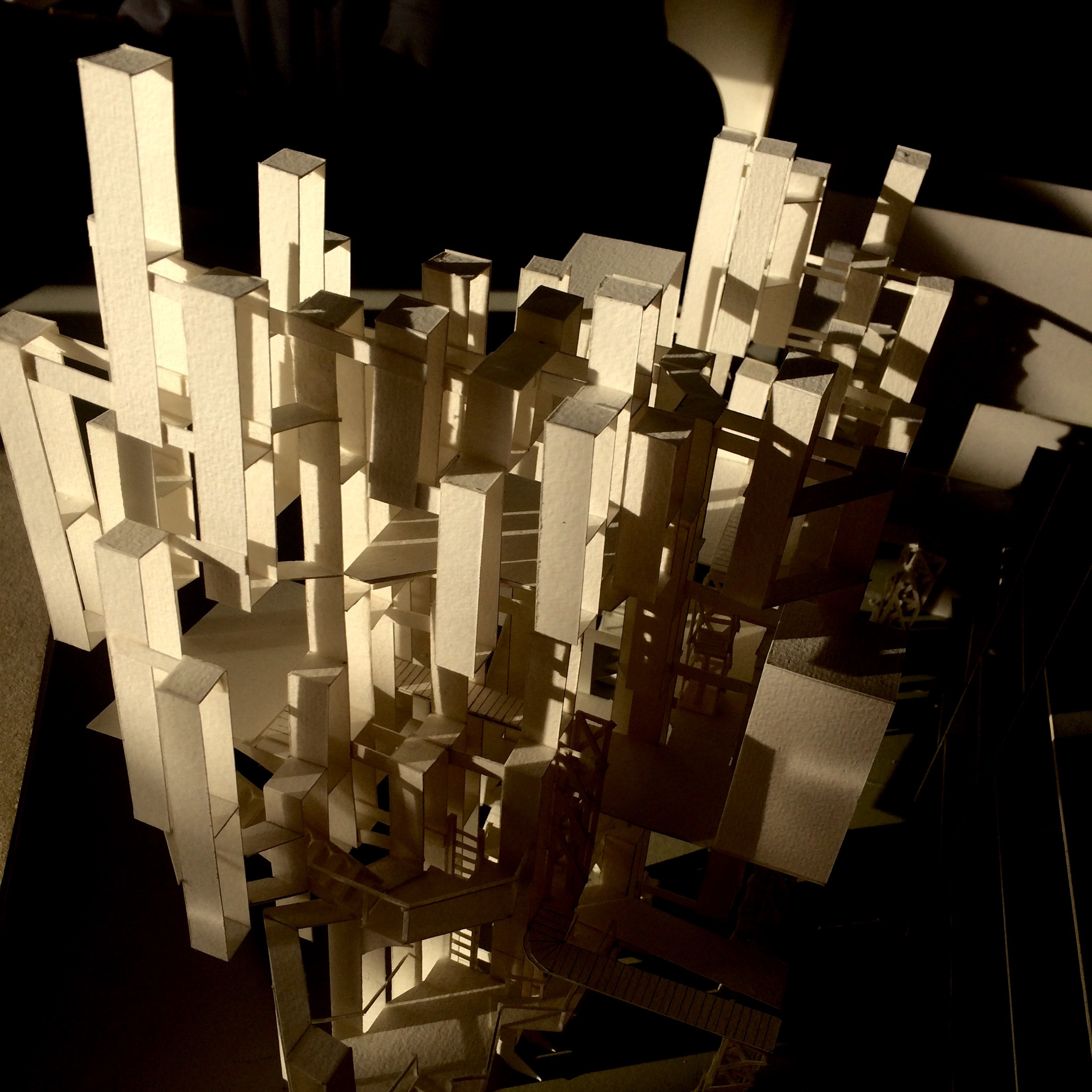 Natural light analysis: Final model of Tuning musical instrument repair workshop