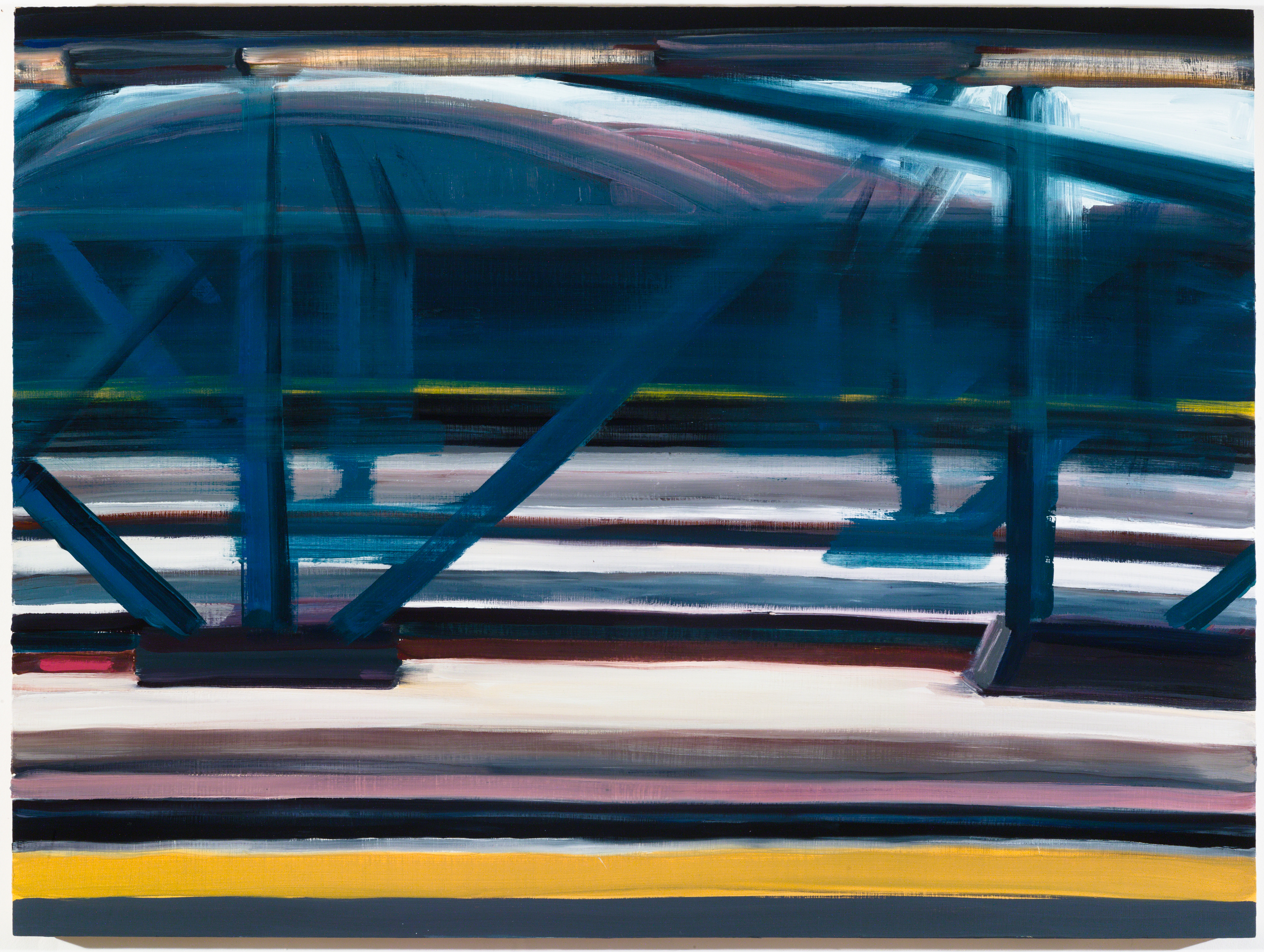 Ghost, 2015, 30 x 40 in, Oil on panel