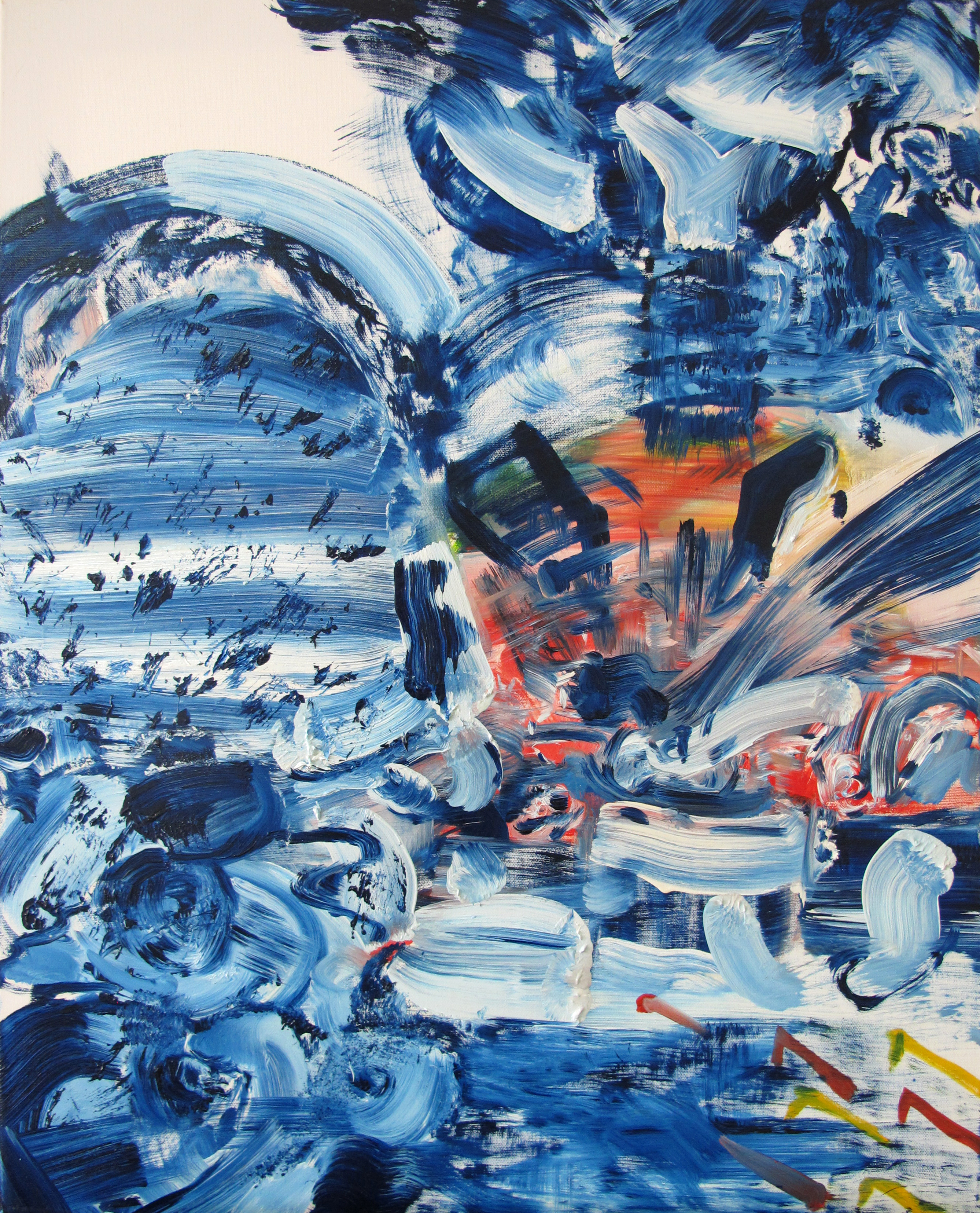 "Untitled", 2015. Oil on canvas, 80 x 60 cm