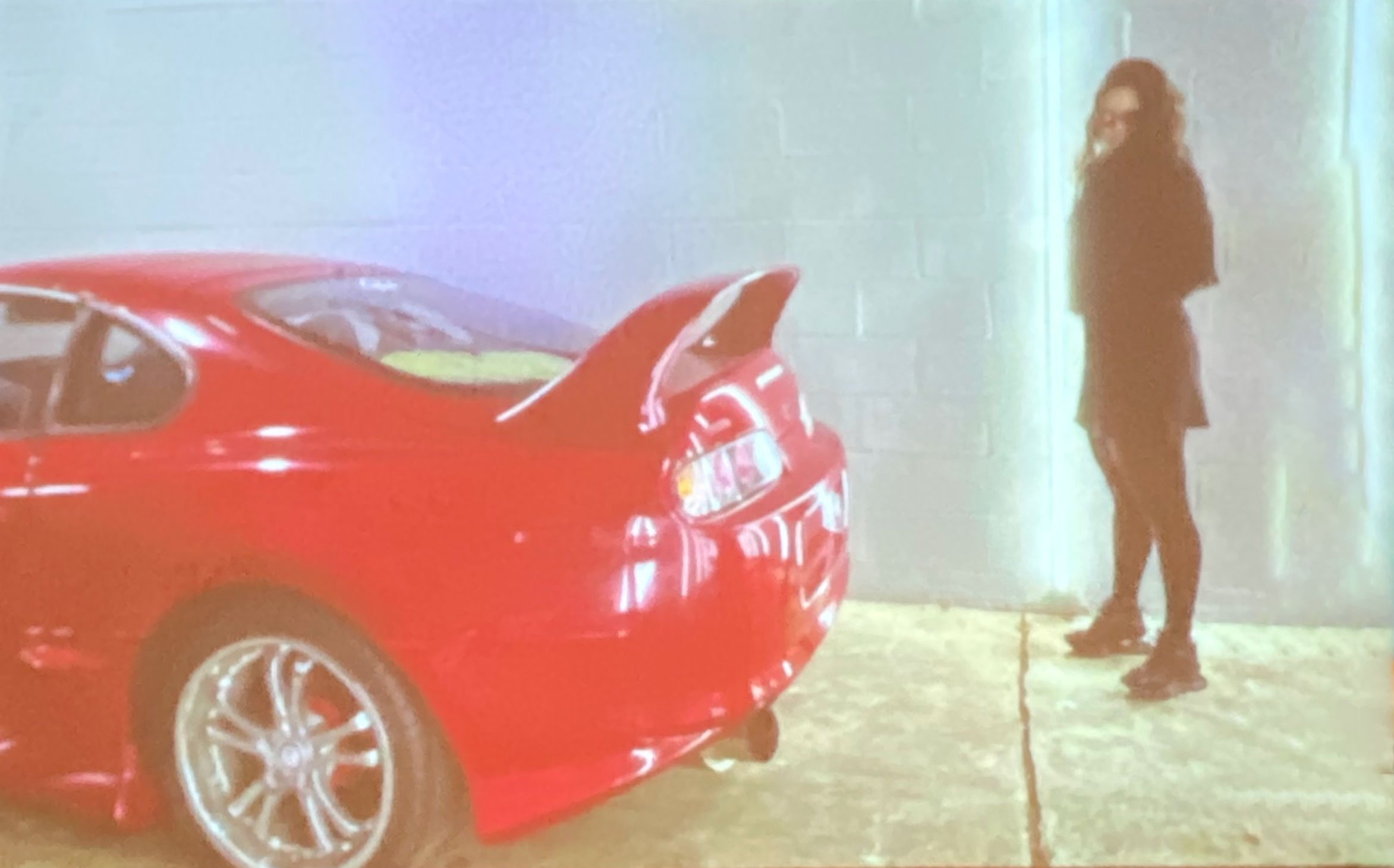 cecilia azcarate with toyota supra 