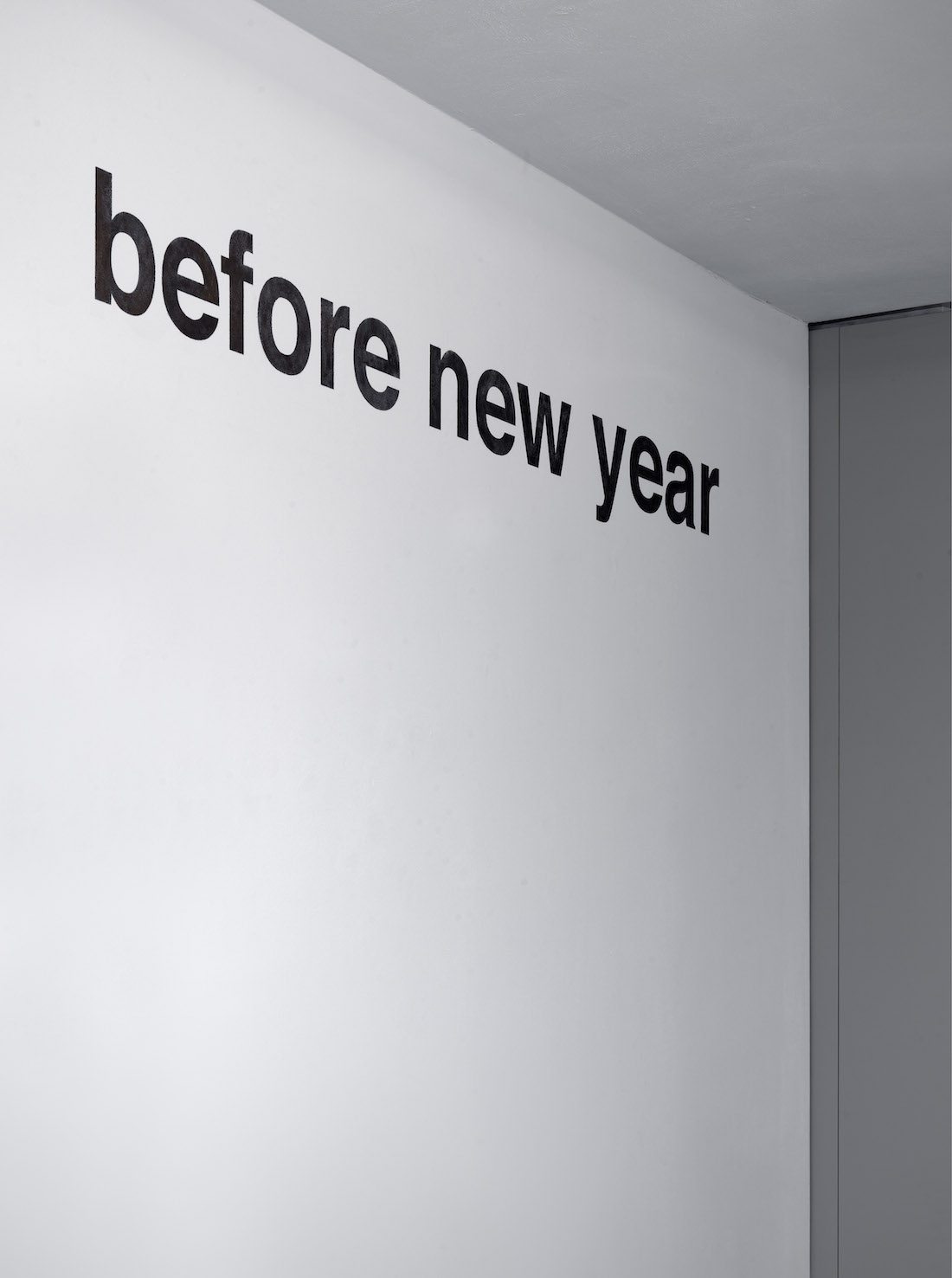 Antonis Pittas, untitled (before new year), 2017, grahite, variable dimensions