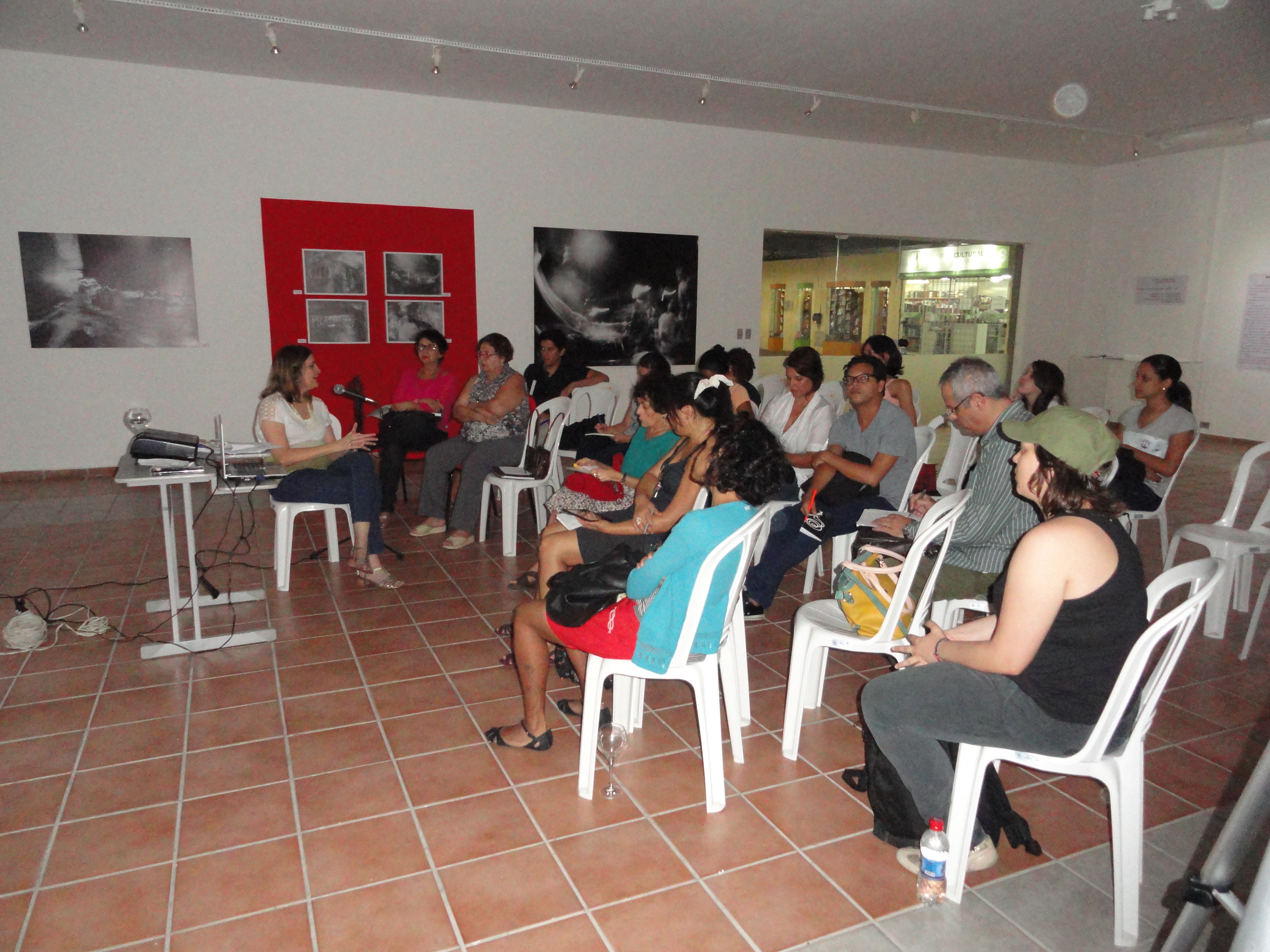 Aula de Marisa Flórido no Núcleo de Arte e Cultura da UFRN, Natal