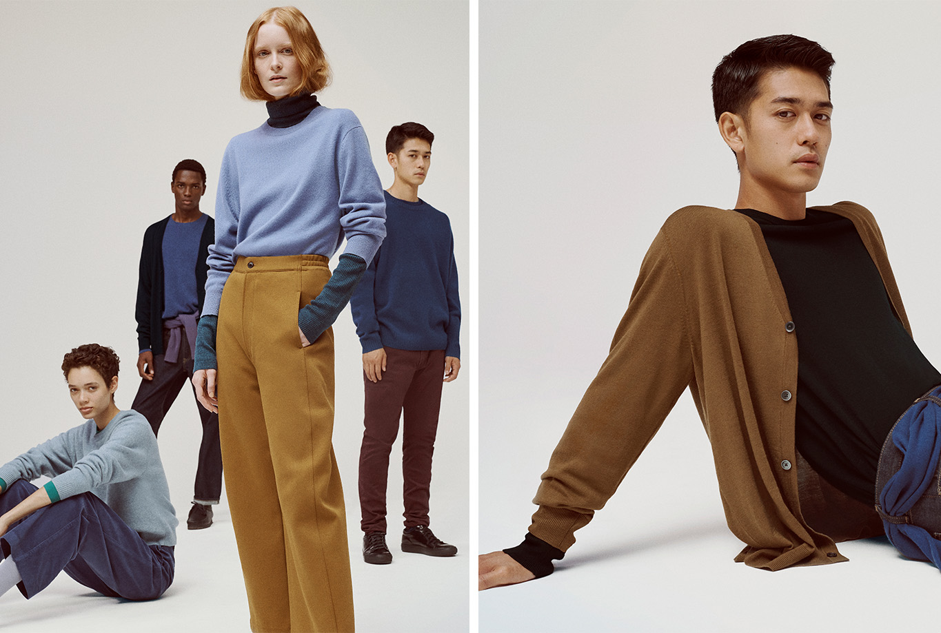 UNIQLO Core Knits Campaign, Photography Dario Catellani, Styling Avena Gallagher, Art Direction with Li, Inc.