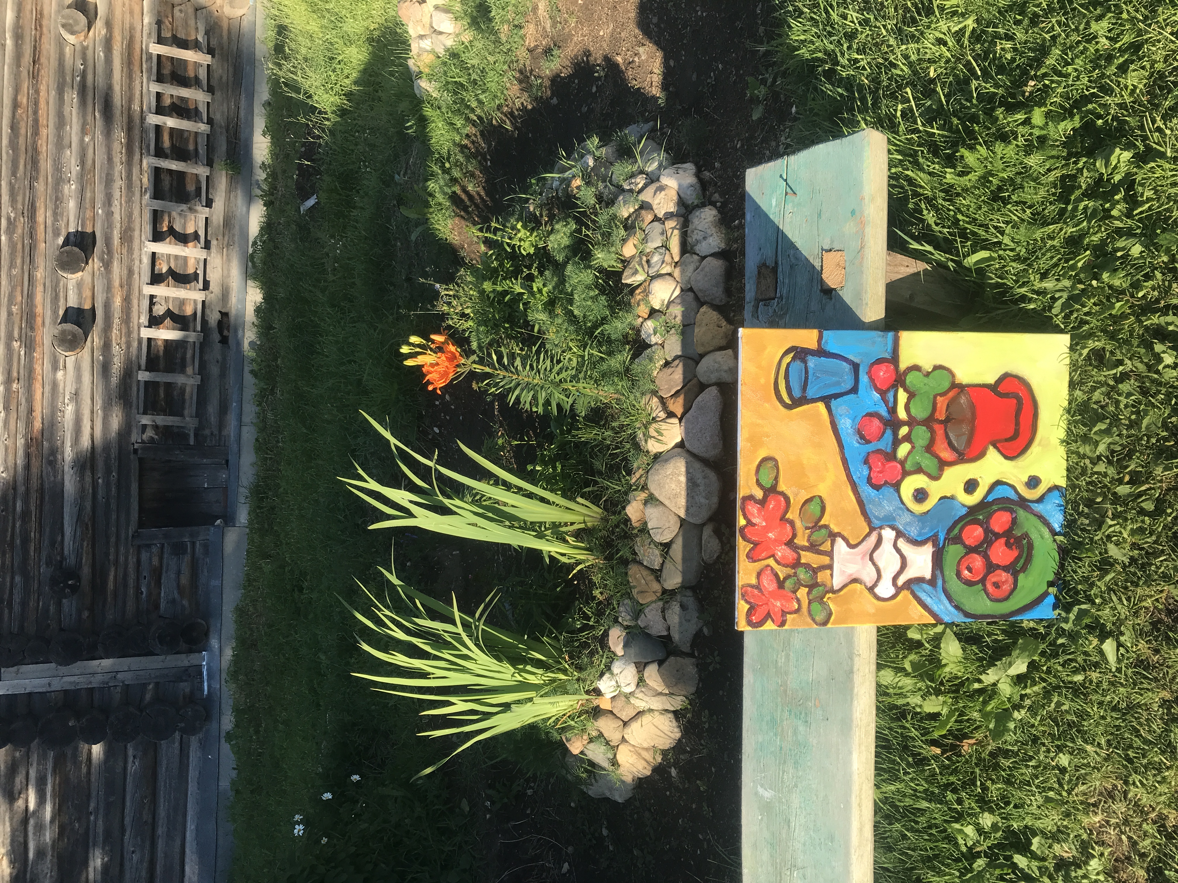 Summer table 2020 (oil on canvas) sold