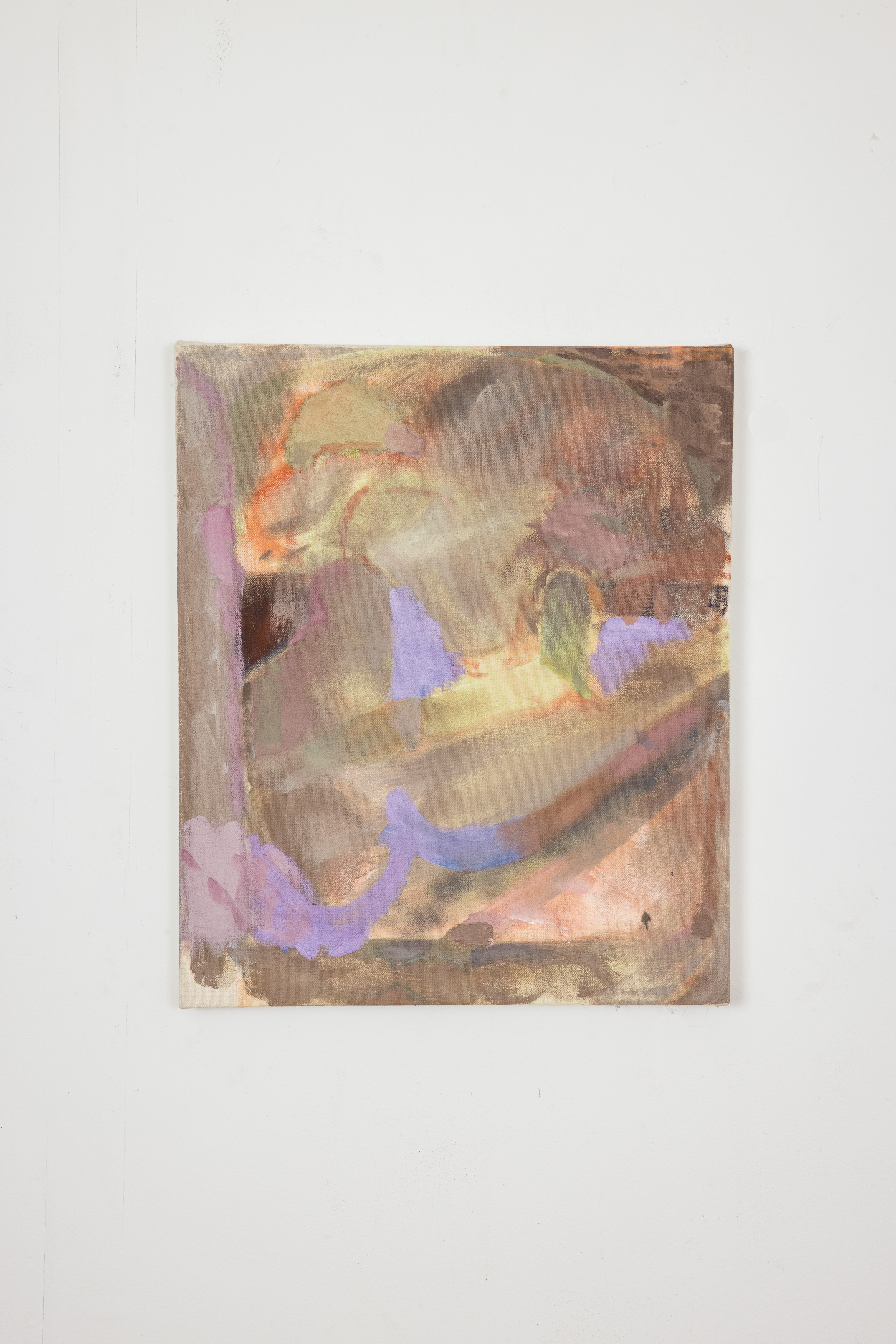 Cock Cemetery, 2021, Oil on Canvas, 18" x 15"