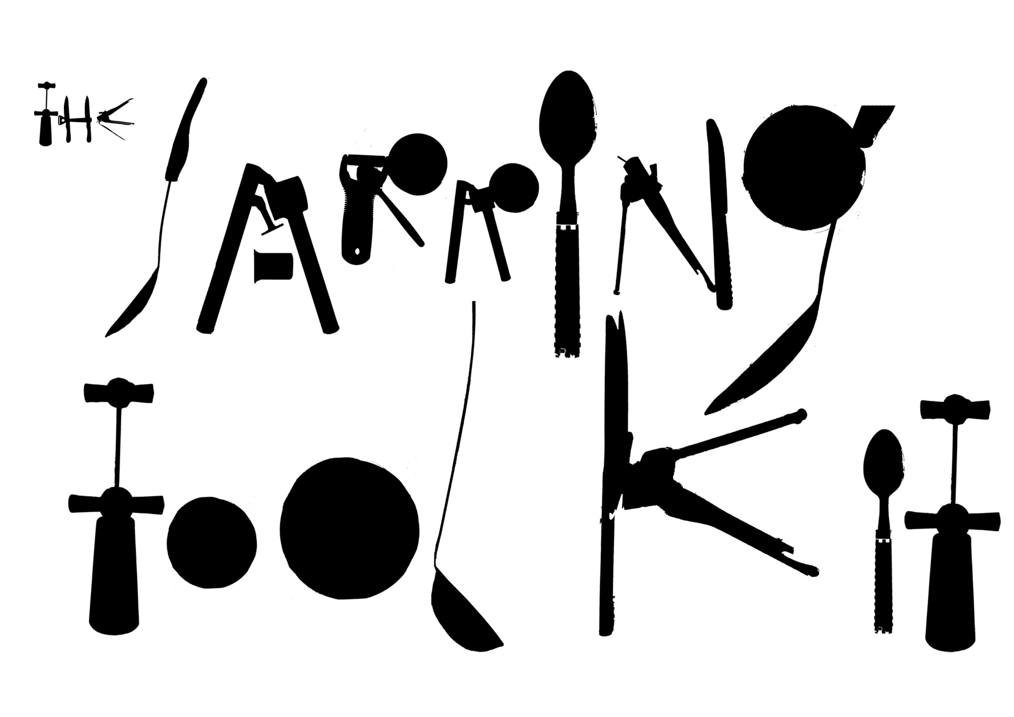 Kitchen Utensil Typography