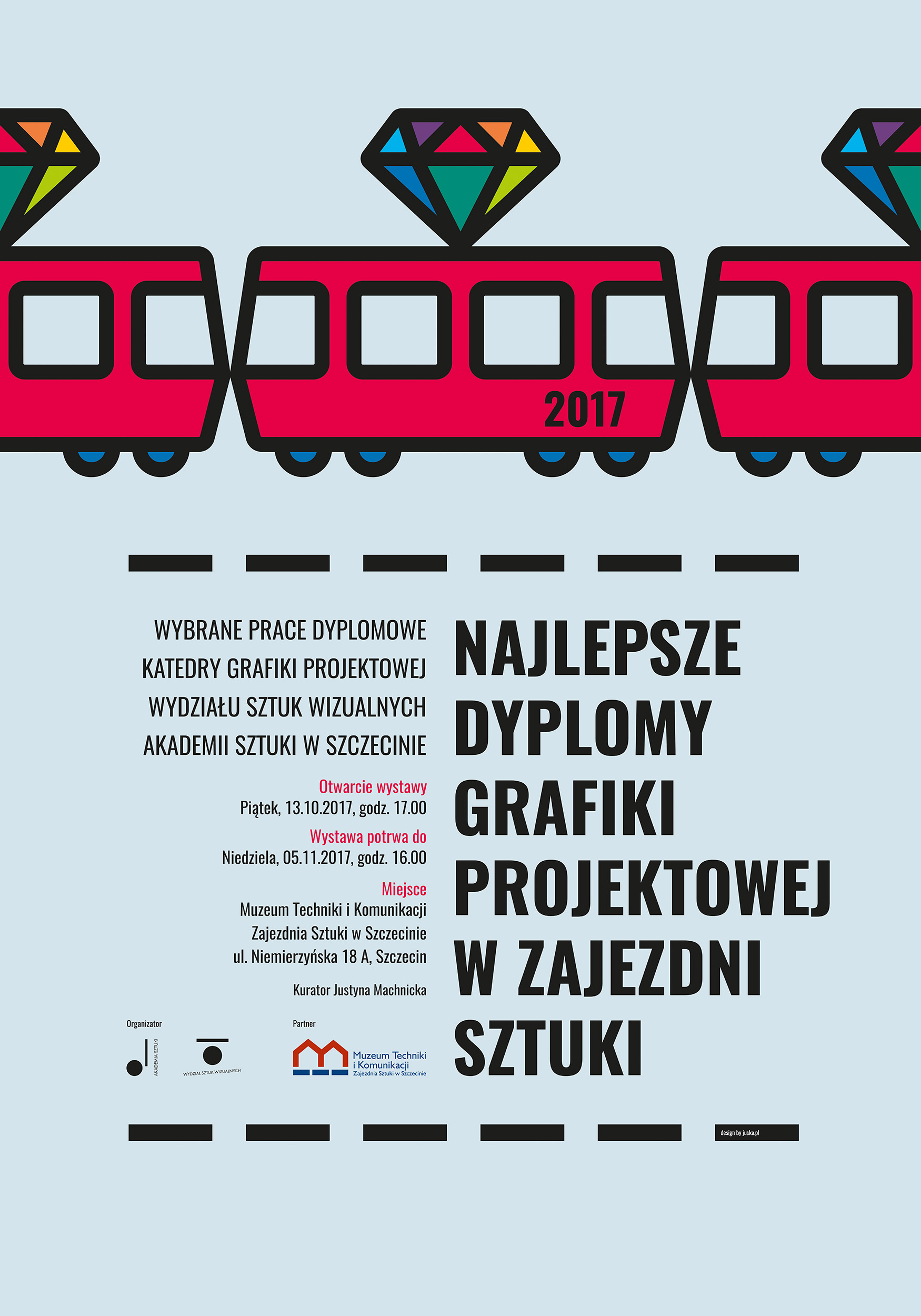 Best Graduation Diplomas of the Graphic Design in Museum of Technology and Transport in Szczecin, 2017