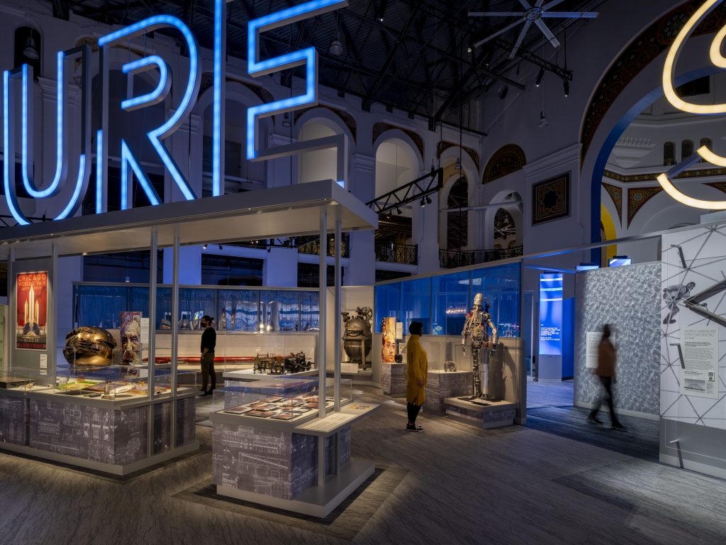 Futures Past Exhibit, and S-Tunnel. Credit: Ron Blunt