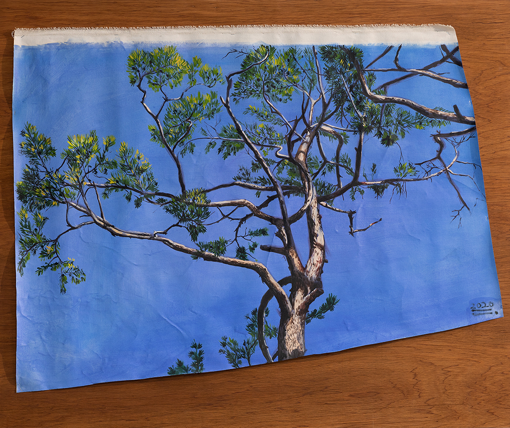 소나무, 2020, oil on cotton, 100*120(cm)