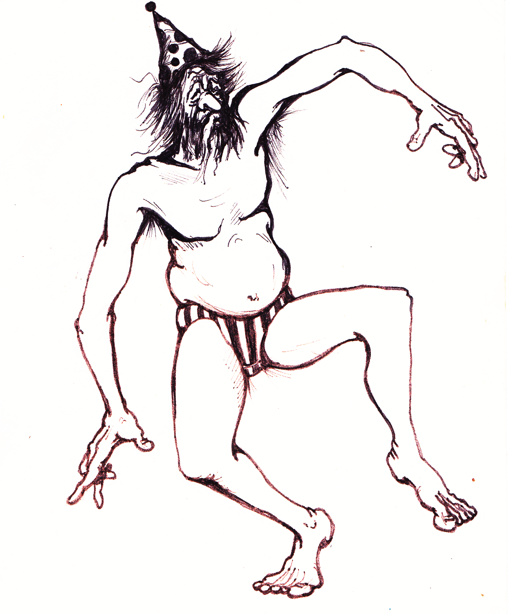  Ink on paper – 8” x 6” 